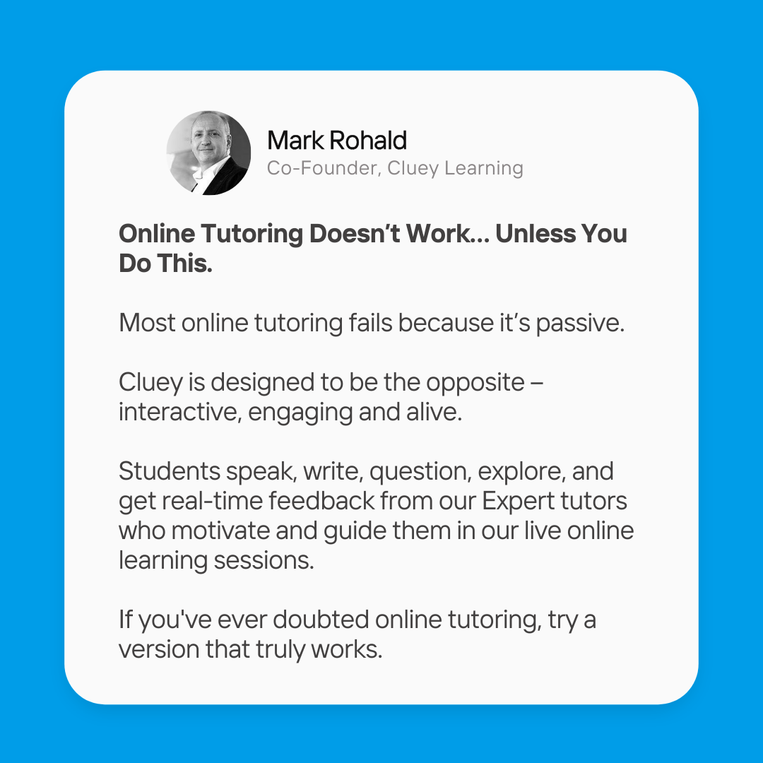 Cluey Learning Facebook ad