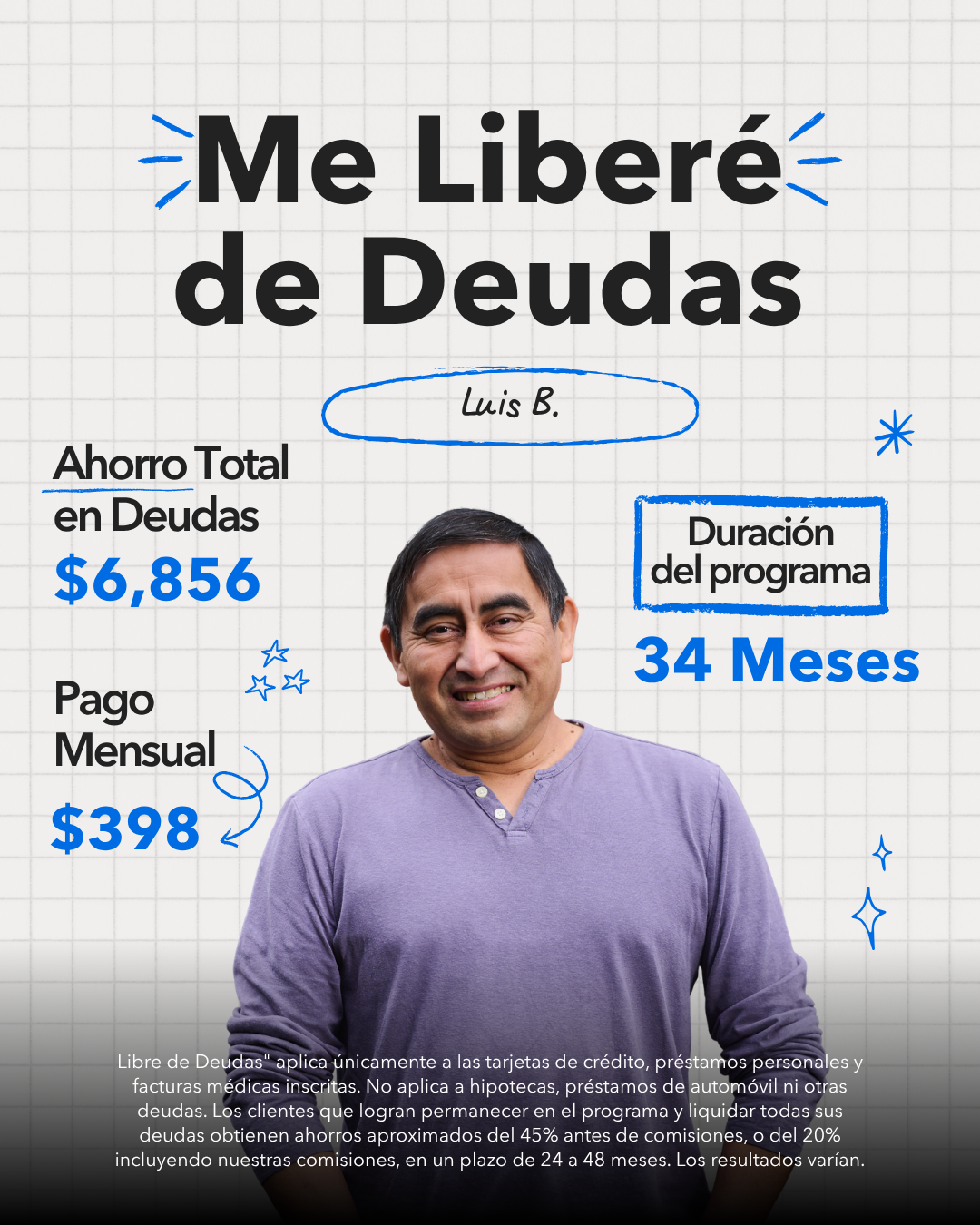 National Debt Relief Facebook ad