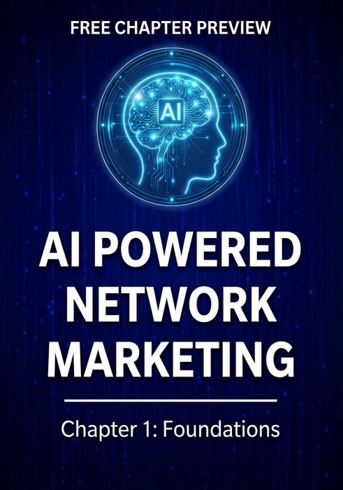 AI Powered Network Marketing Facebook ad: Get Your Free Chapter Now