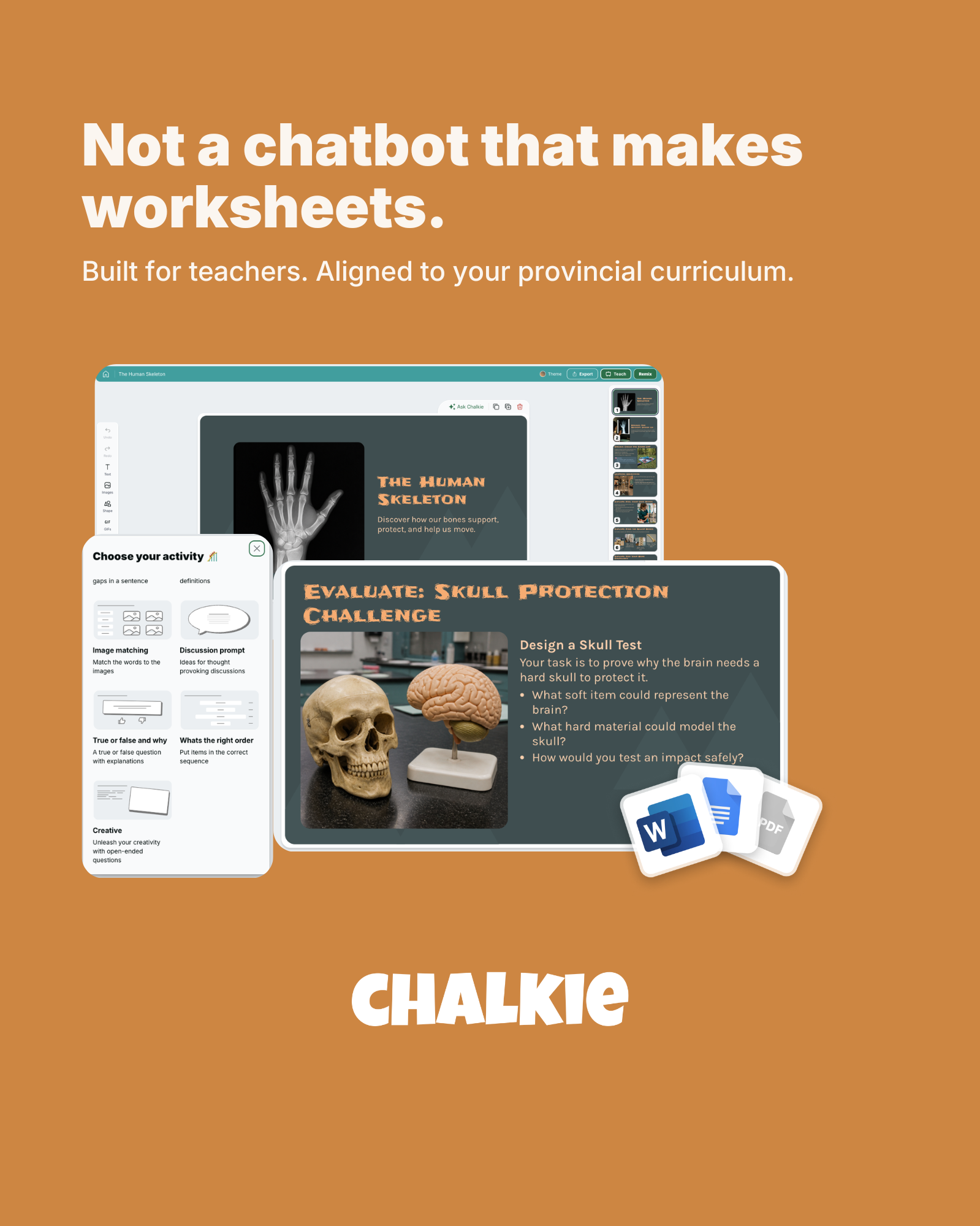 Chalkie AI Facebook ad