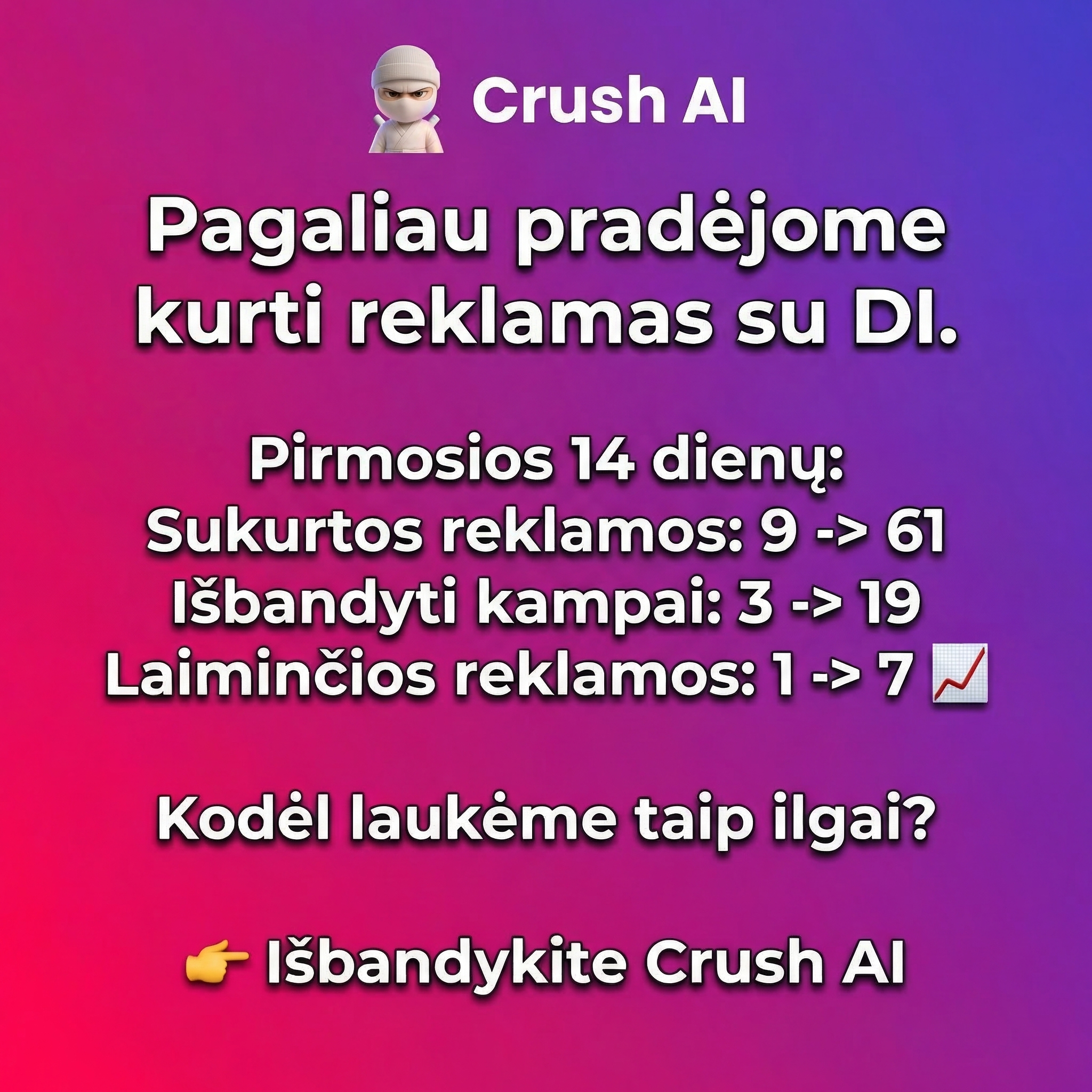 trycrush.ai Facebook ad