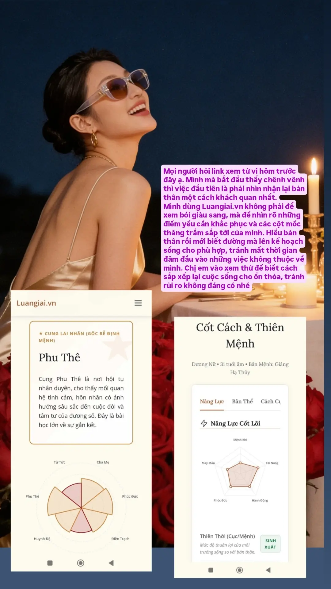 Kayla Pham Facebook ad: Đây nhé các chị em Luangiai.vn