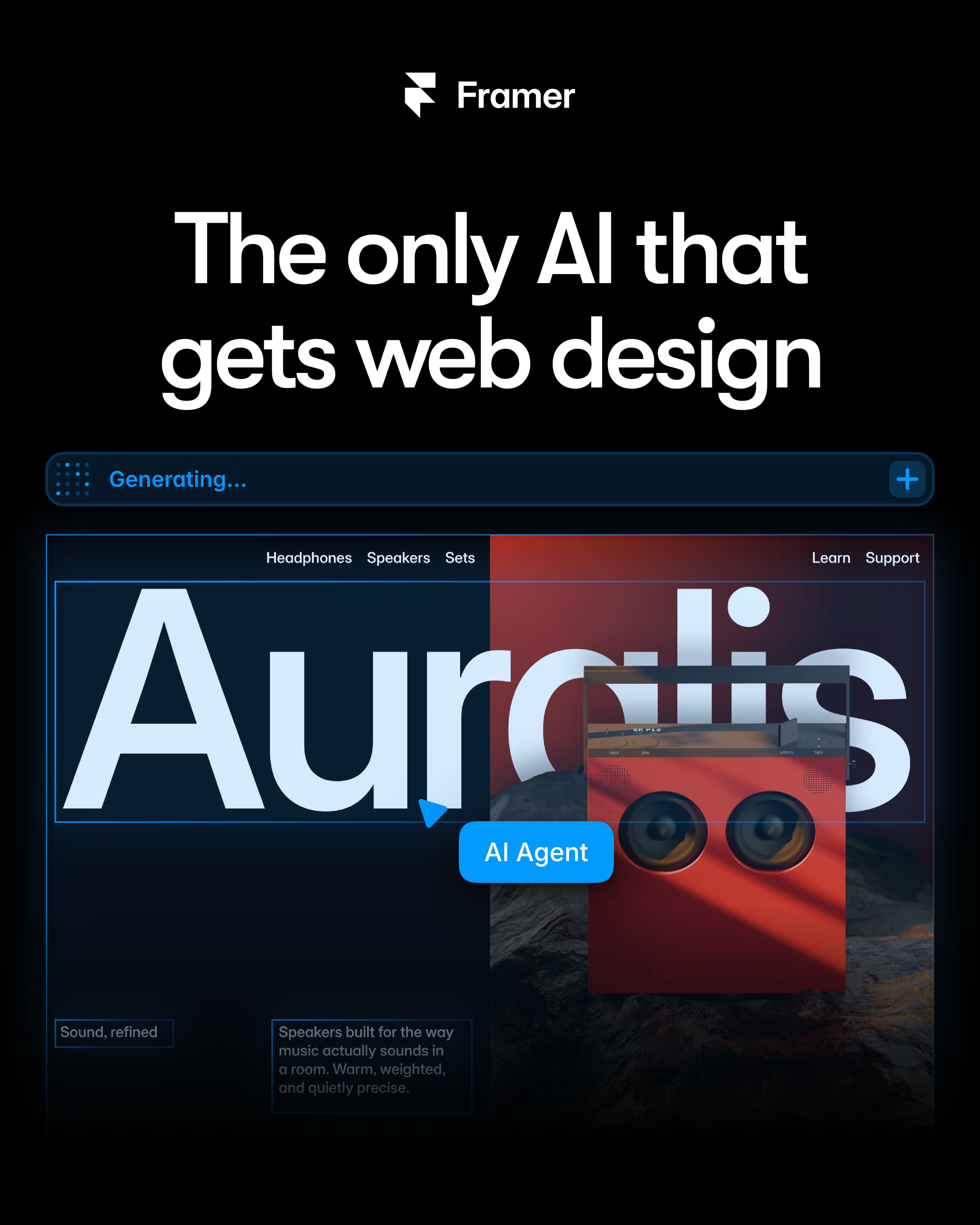 Framer Facebook ad