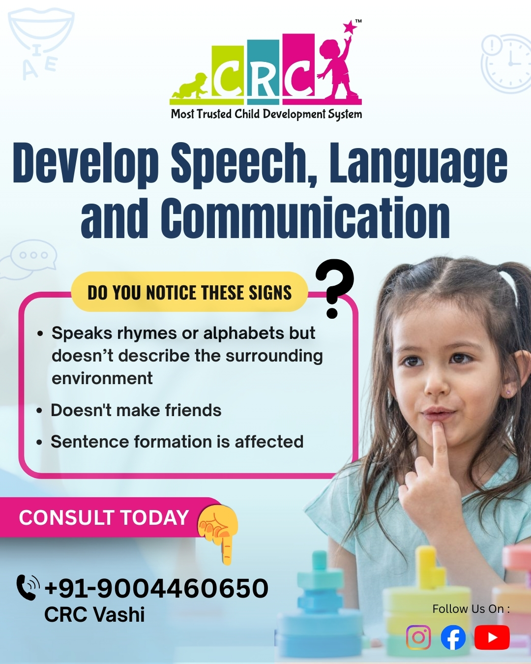 Child Rehabilitation Centre Facebook ad