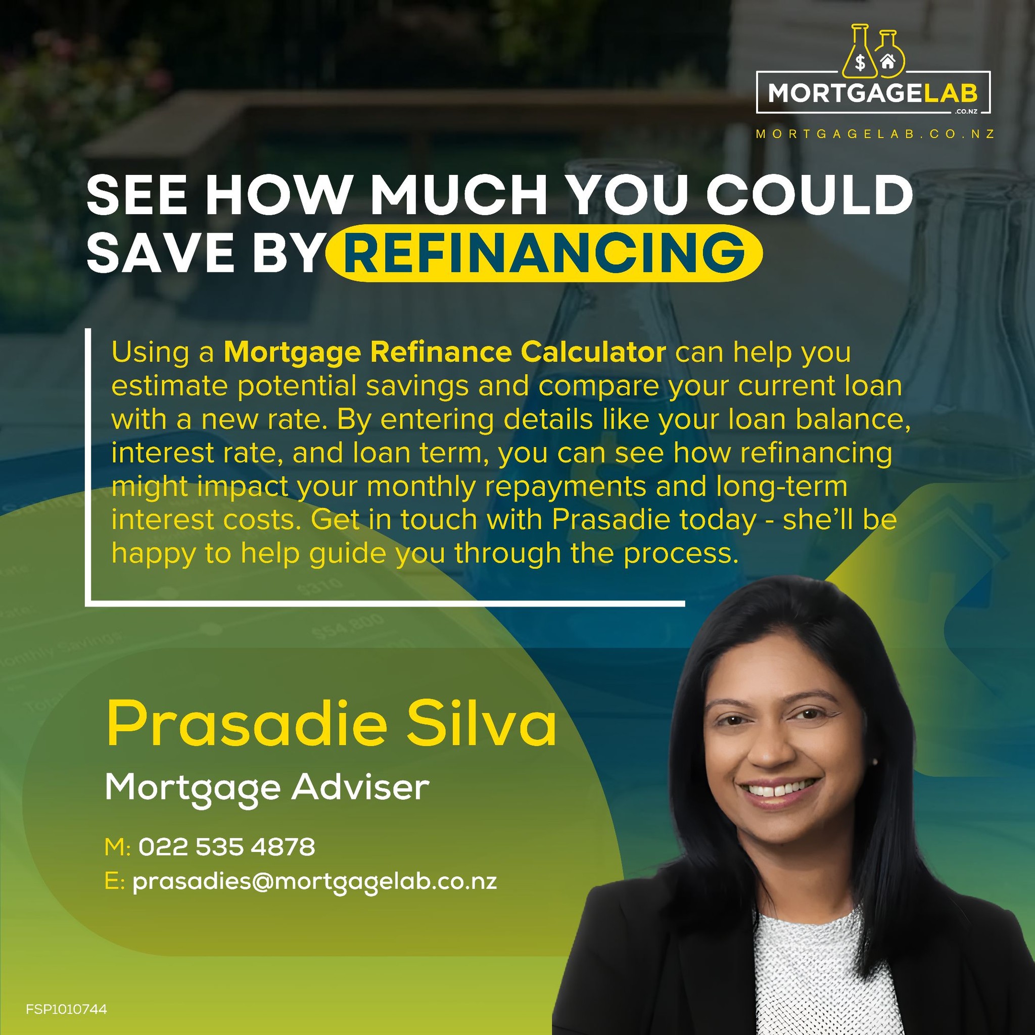 Prasadie Silva - Financial Adviser: Mortgages Facebook ad: Refinancing