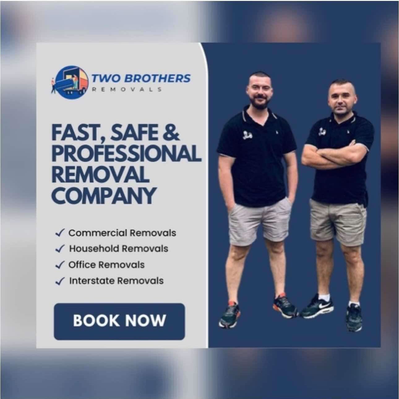 Two Brothers Removals Facebook ad: Affordable & Professional Removals in Sydney