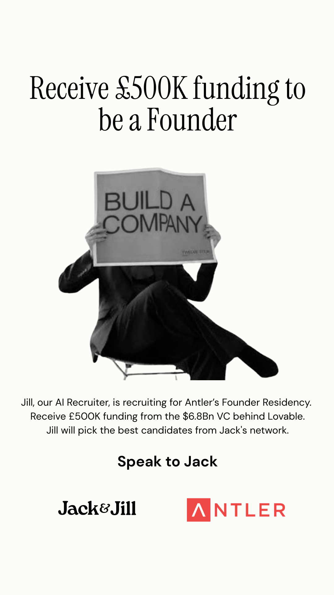 Jack & Jill - AI Recruiters Facebook ad from Feb 12, 2026