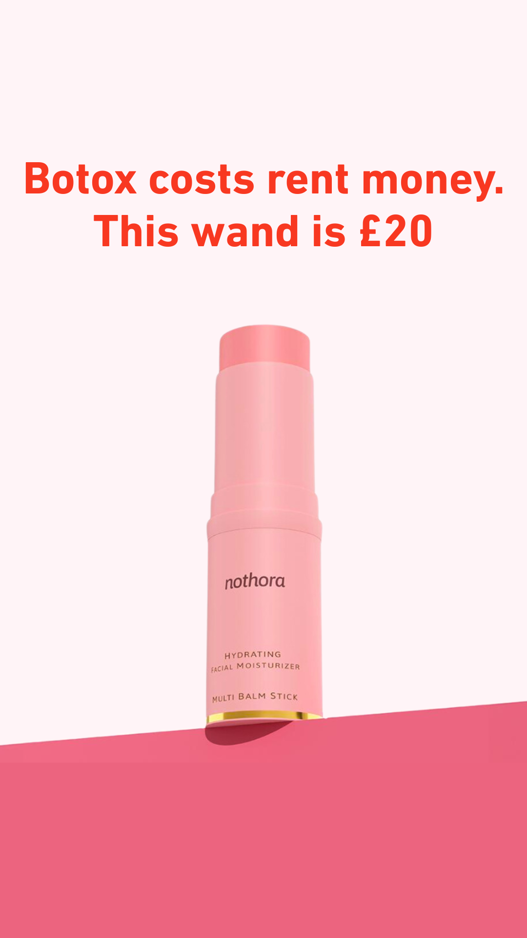 Nothora Facebook ad: Irresistibly Smooth Skin In Seconds