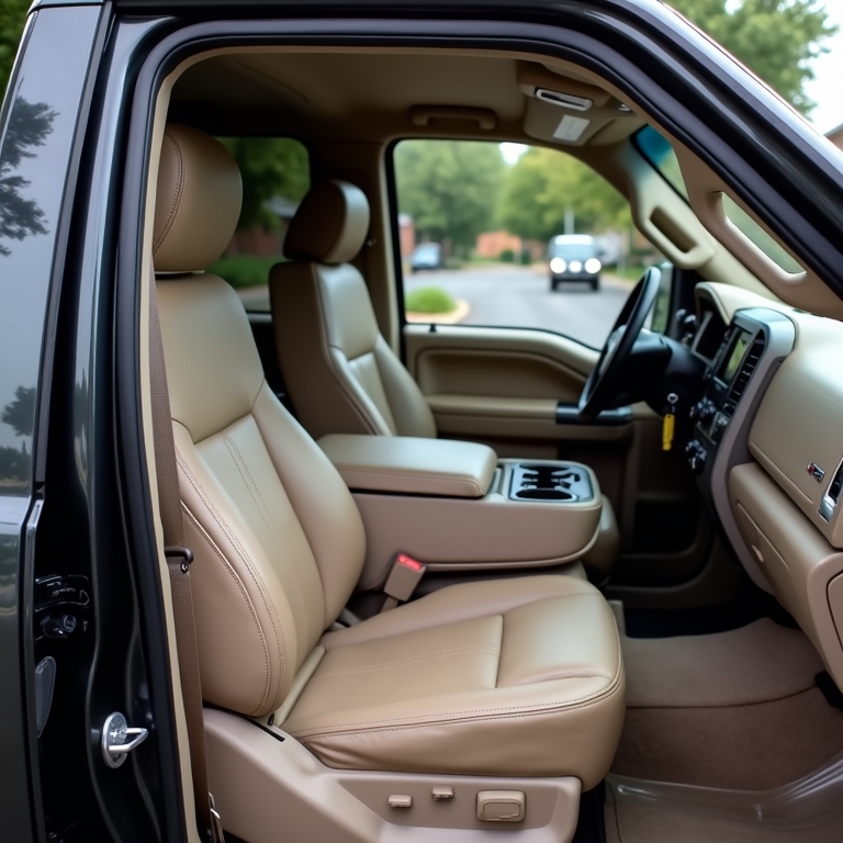 SearchableOnline Aura Facebook ad: Full Size Truck Seat Cover Options.