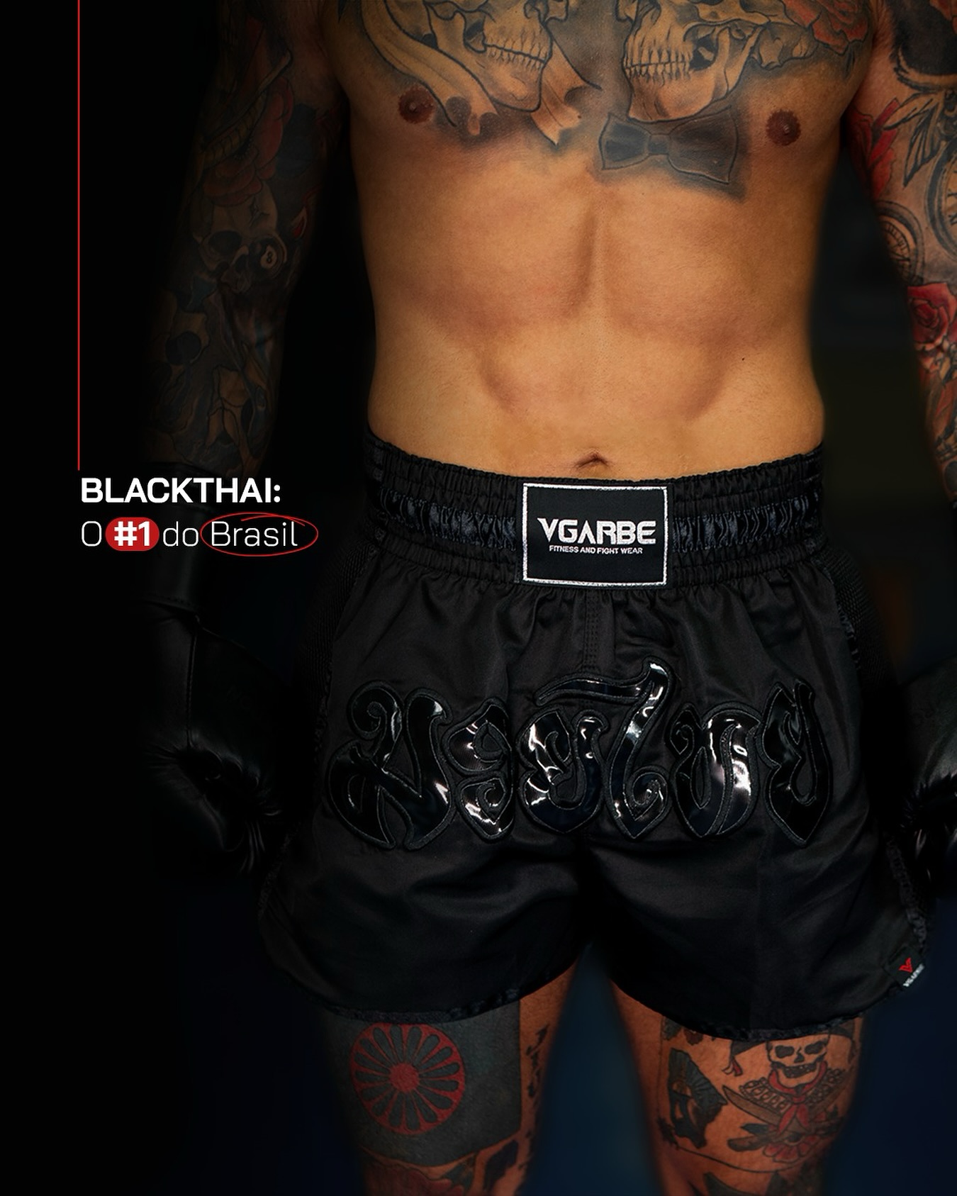 Vgarbe Facebook ad: SHORT MUAY THAI BLACK THAI - PRETO | VGARBE