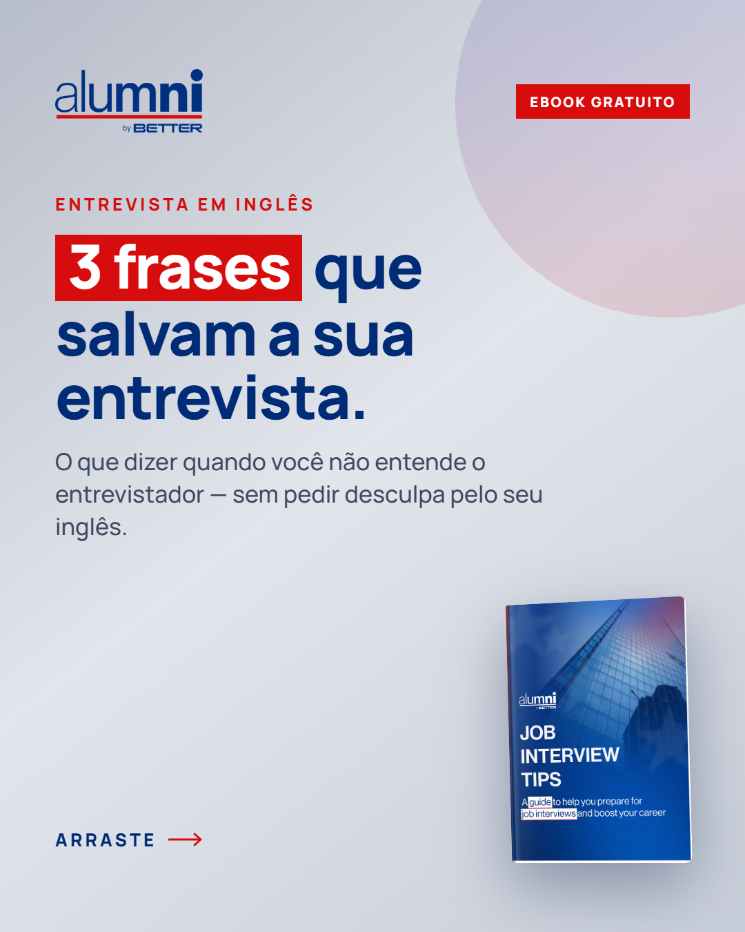Associação Alumni Facebook ad: Você entende inglês.