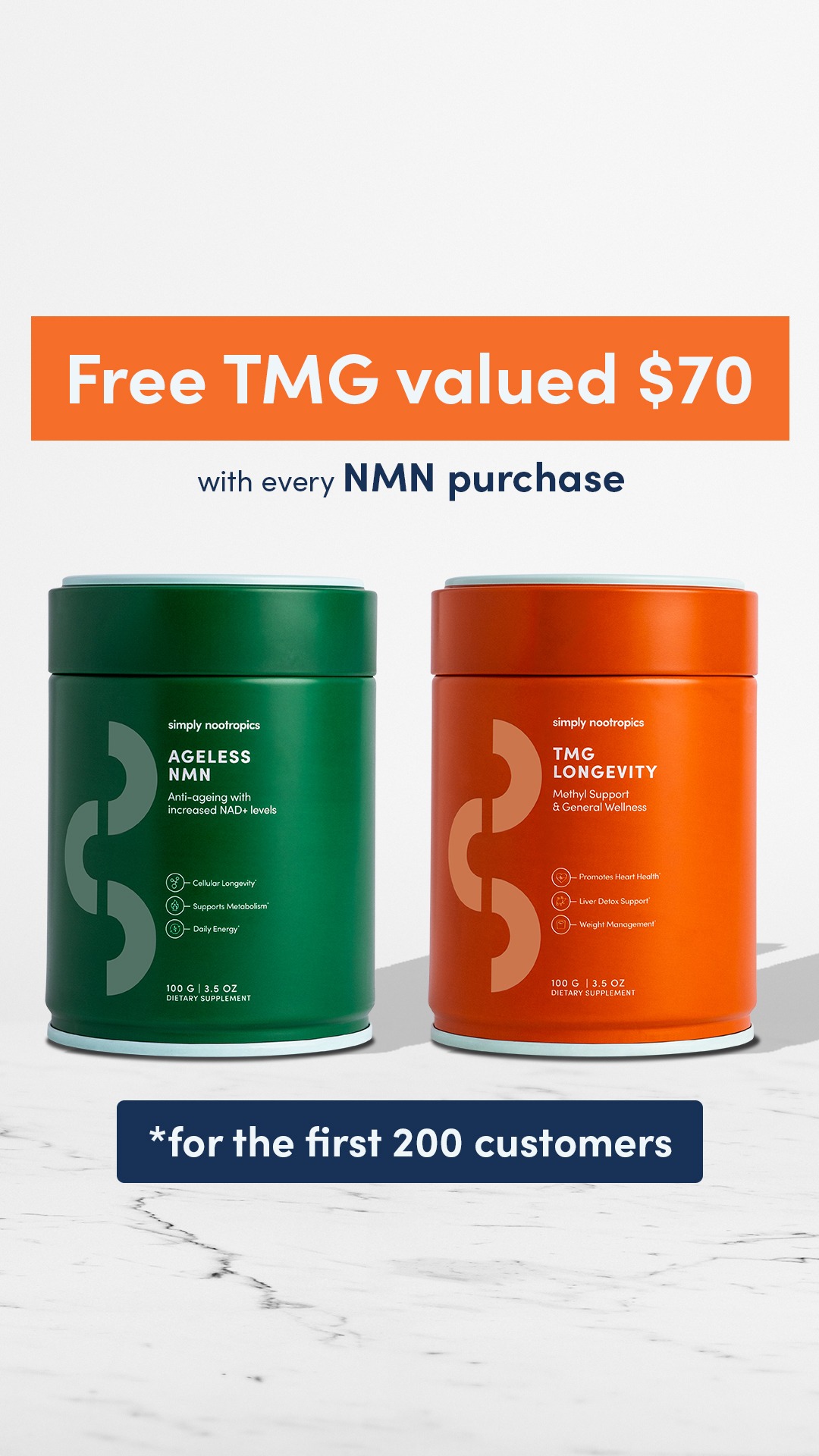 Simply Nootropics Facebook ad