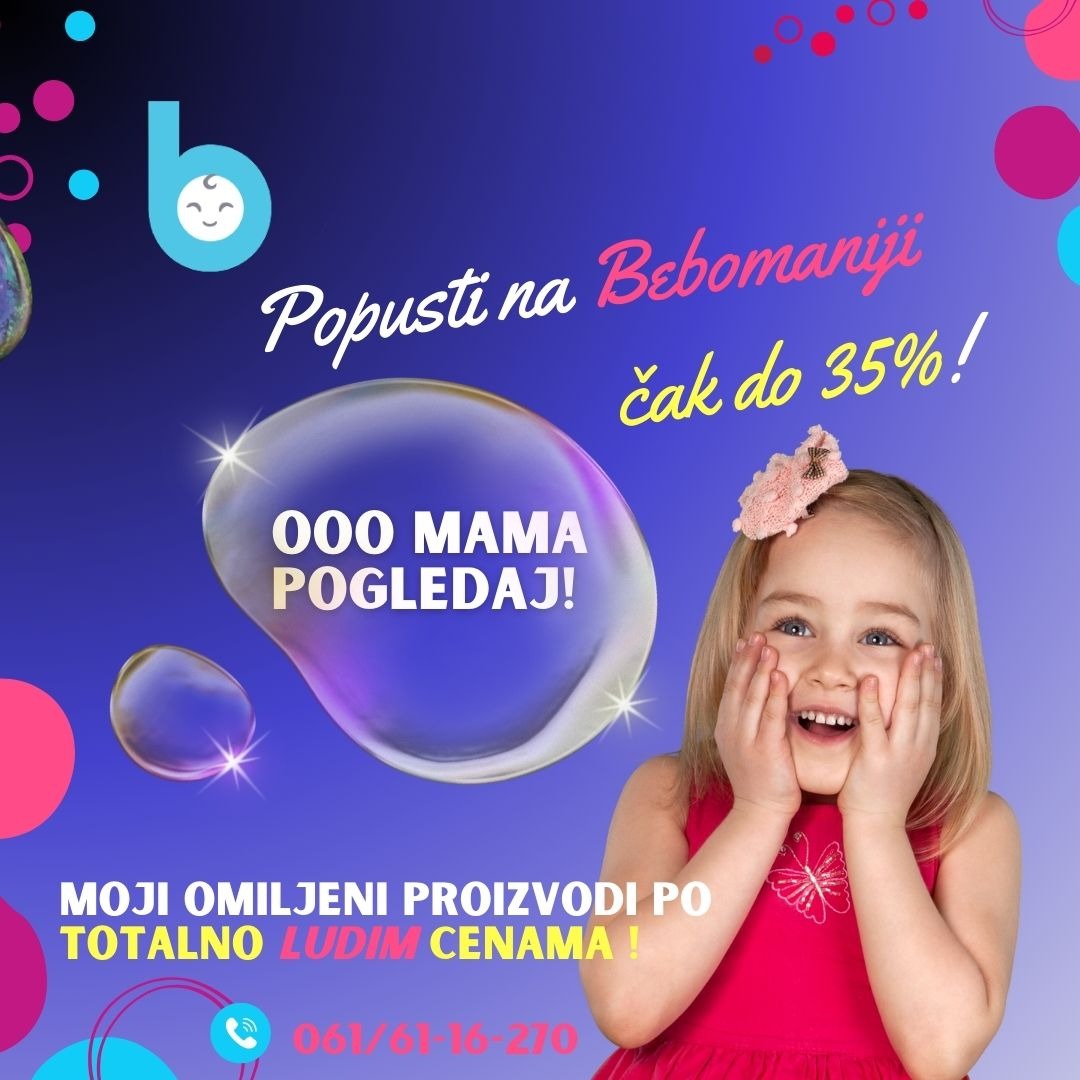 Bebomanija-sve za decu Facebook ad: Zaviri u BEBOMANIJU i ti