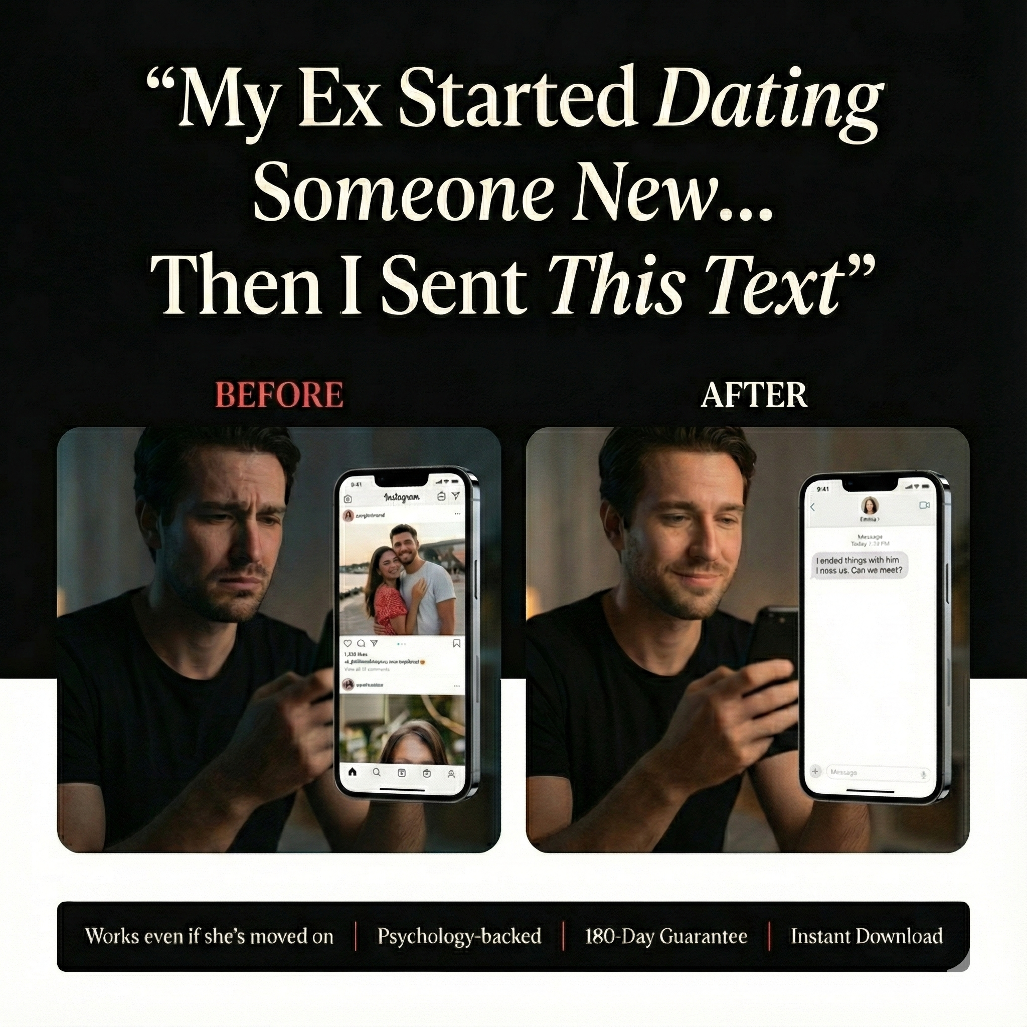 Get Ex Back Tips Facebook ad: The ONE Text That Can Make Her Come Back