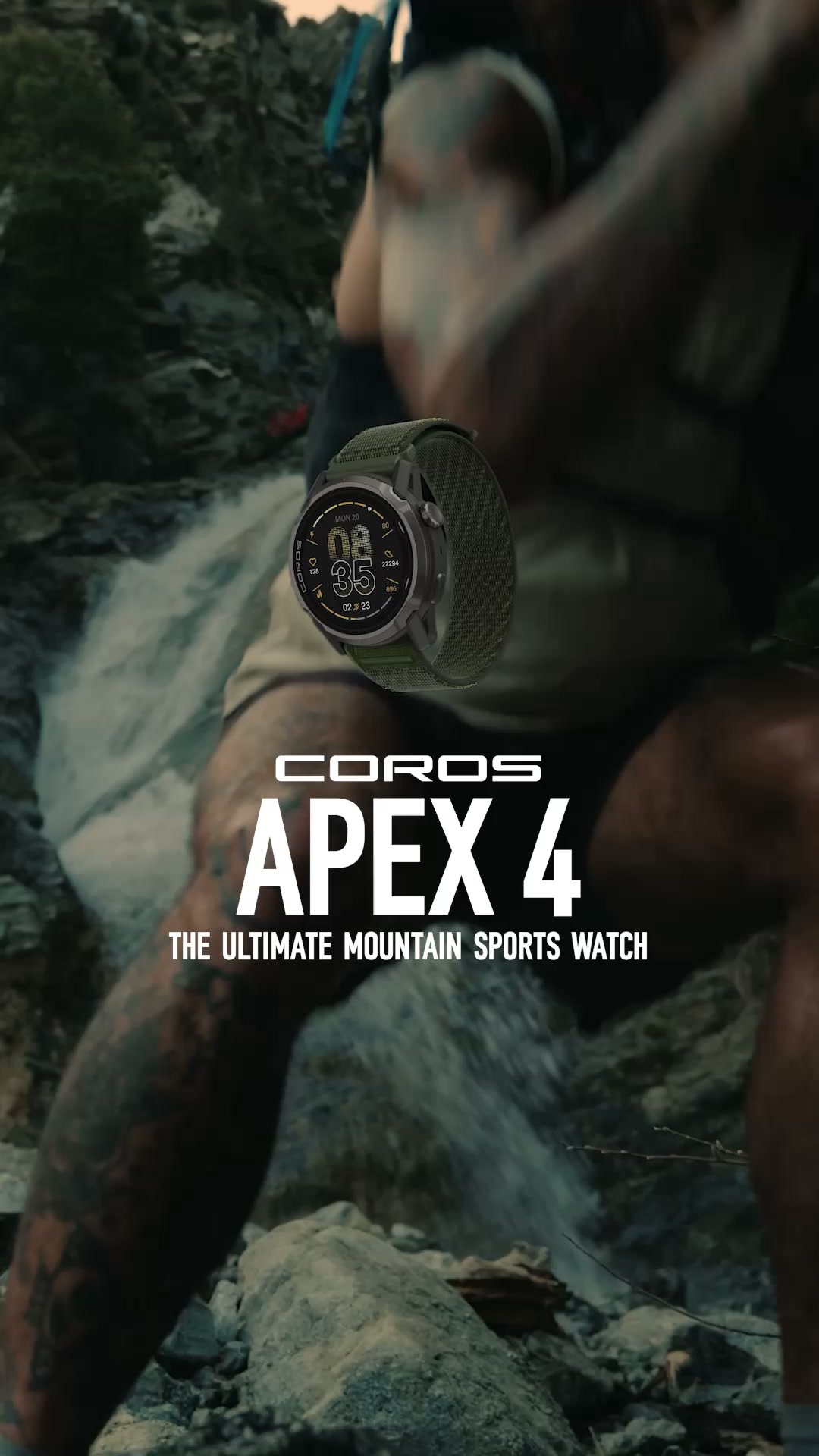 COROS Facebook ad: COROS APEX 4 GPS Watch