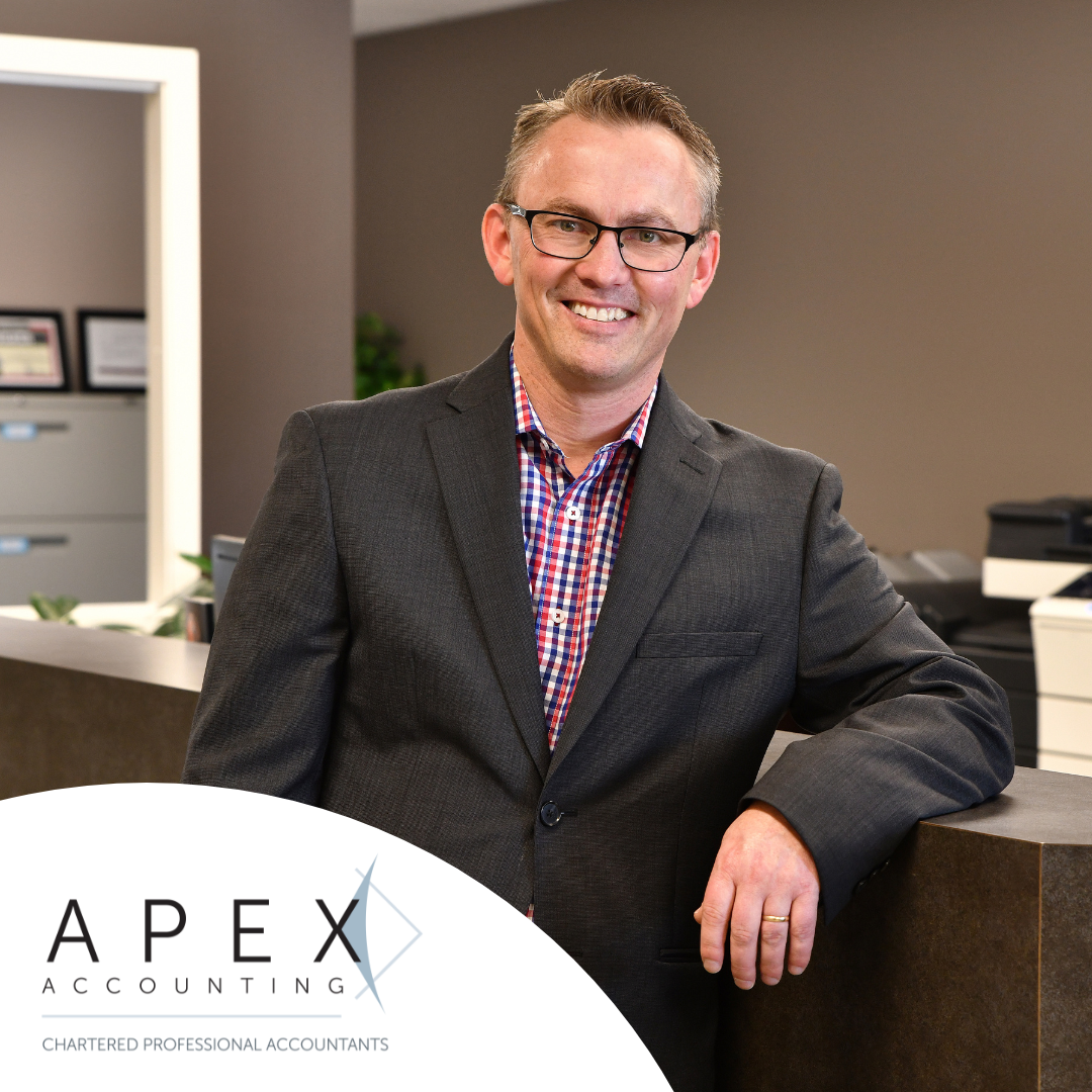 Apex Accounting Chartered Professional Accountants Facebook ad from May 10, 2026