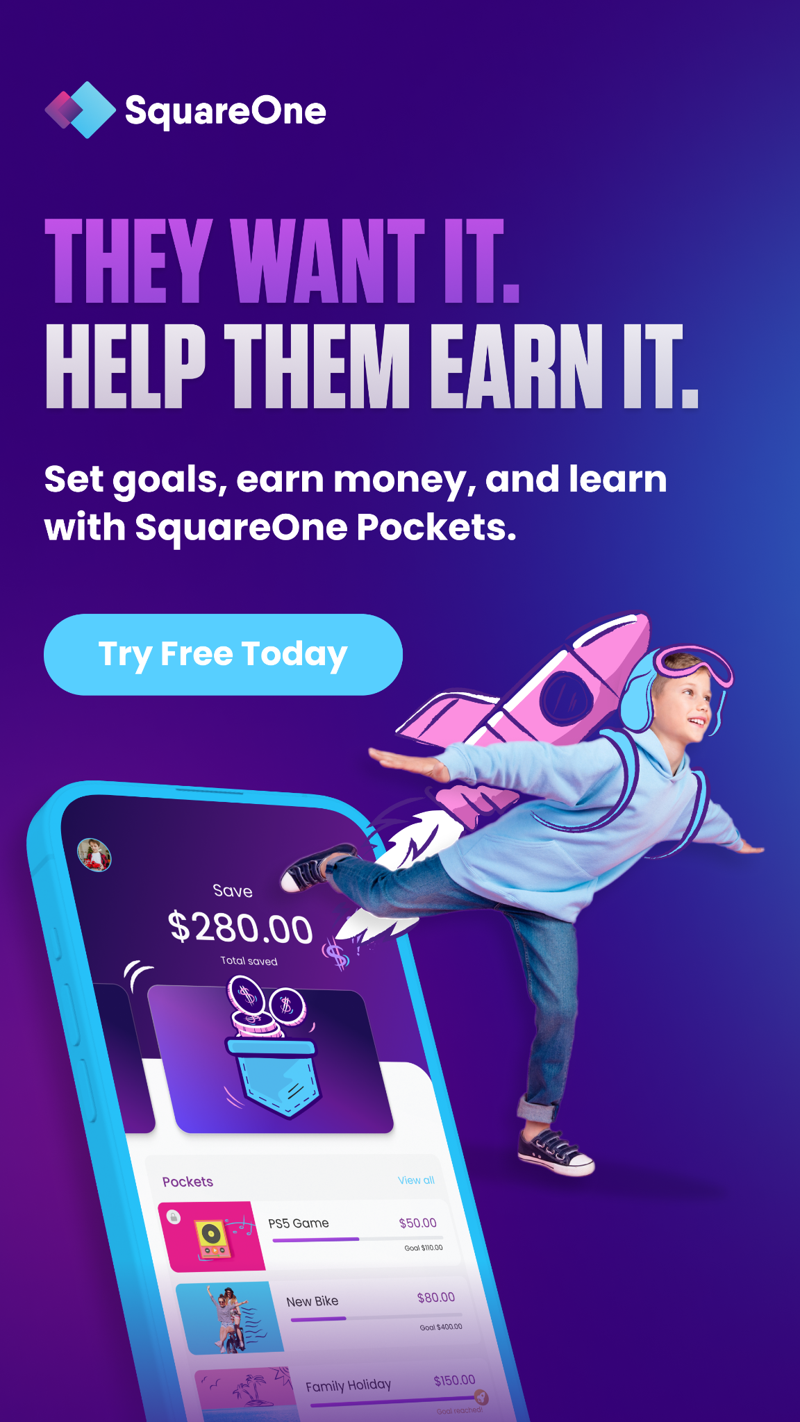 SquareOne Facebook ad