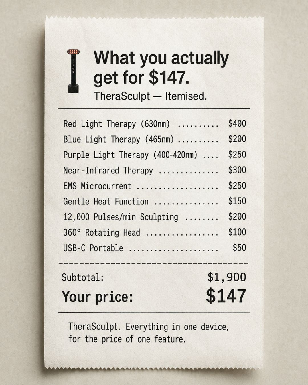 Therasage Facebook ad
