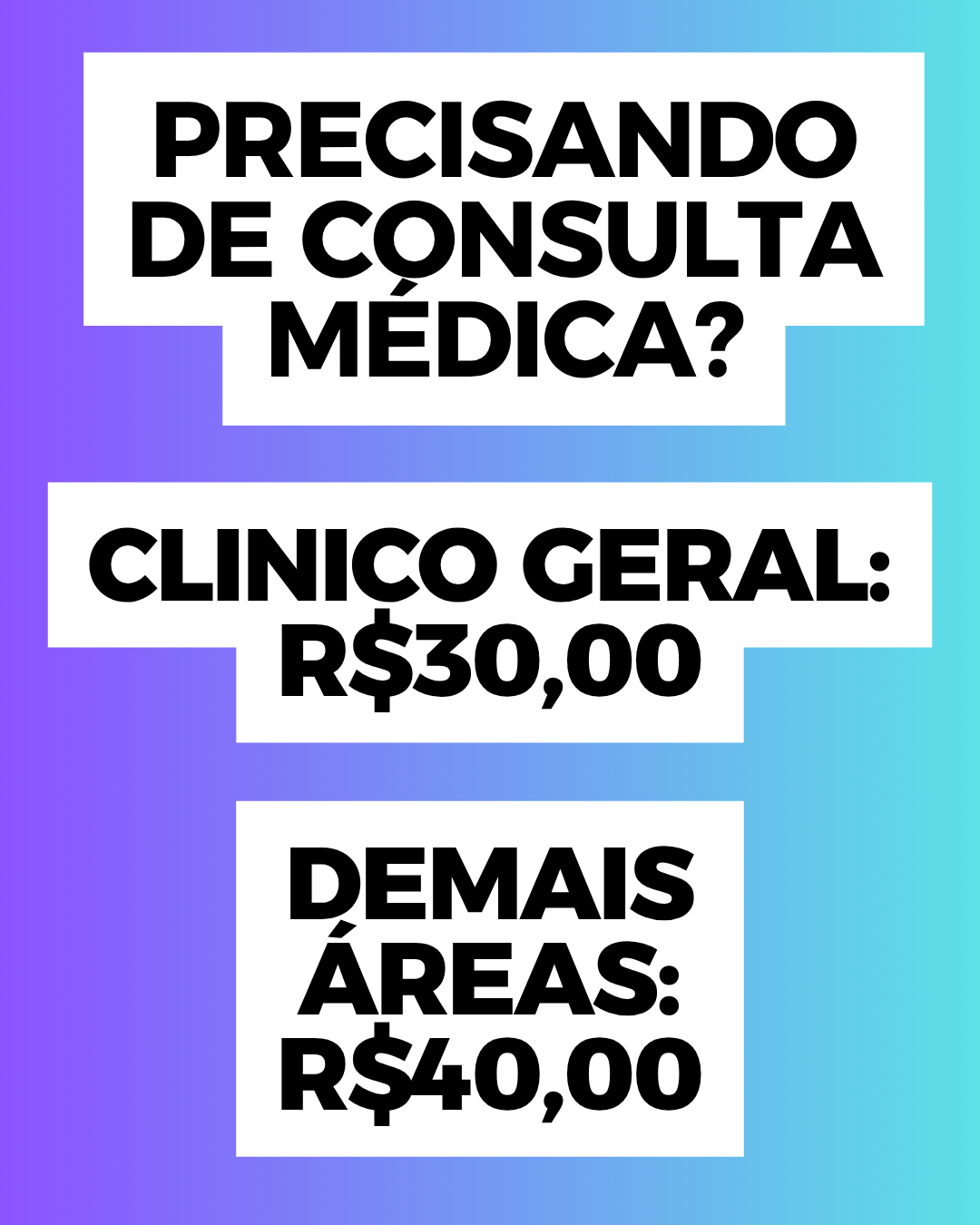 Cartão de TODOS Facebook ad: Converse conosco