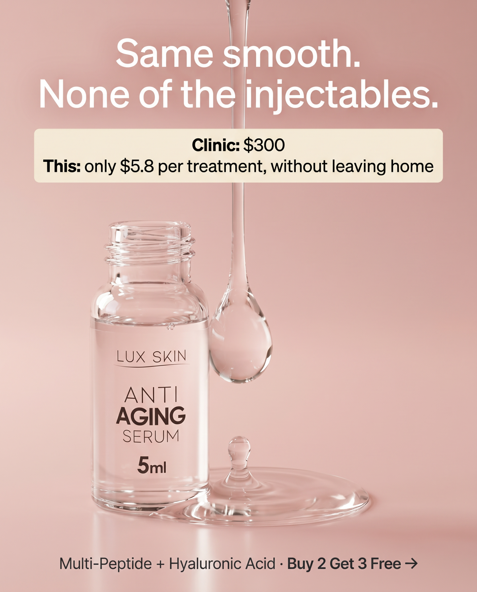 LUX SKIN Facebook ad