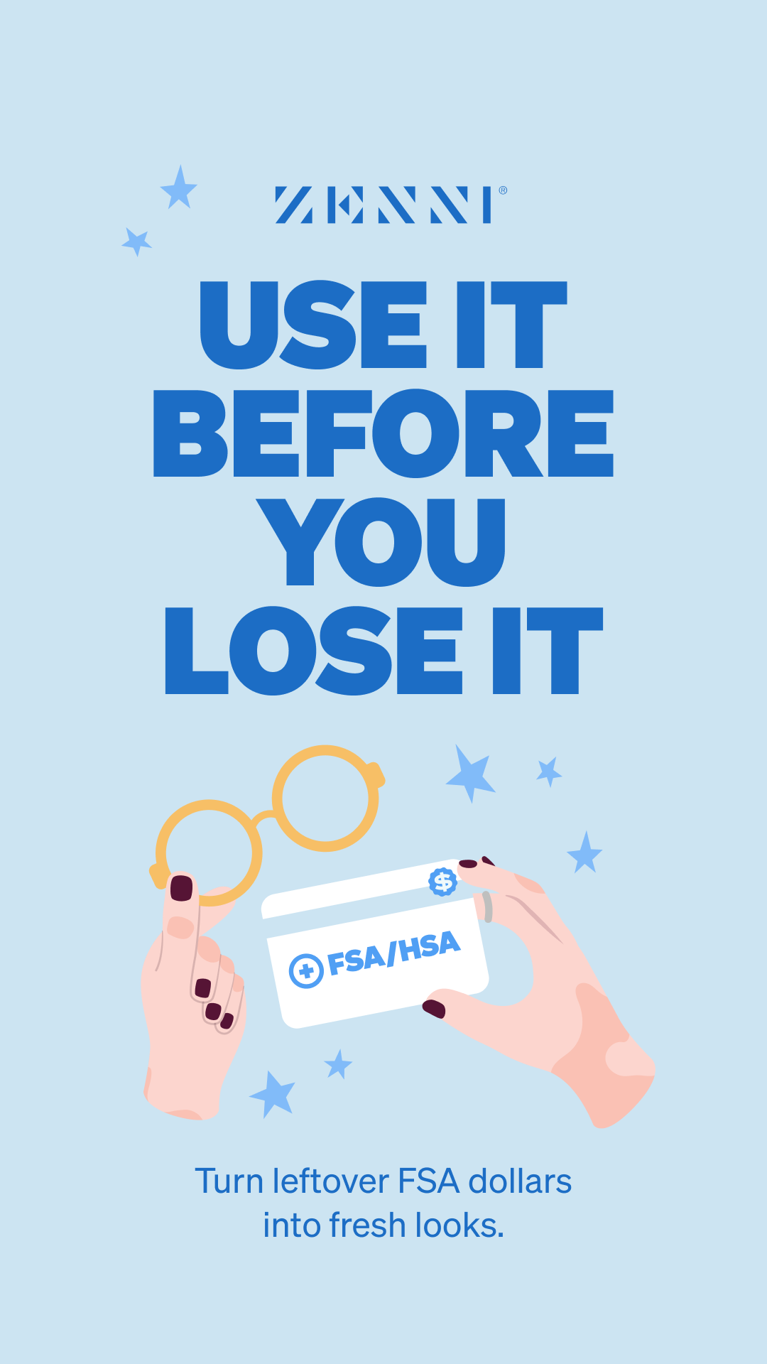 Zenni Optical Facebook ad