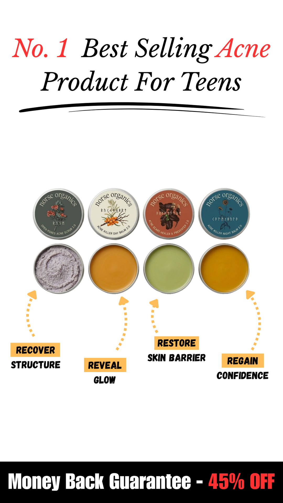 Norse Organics Facebook ad
