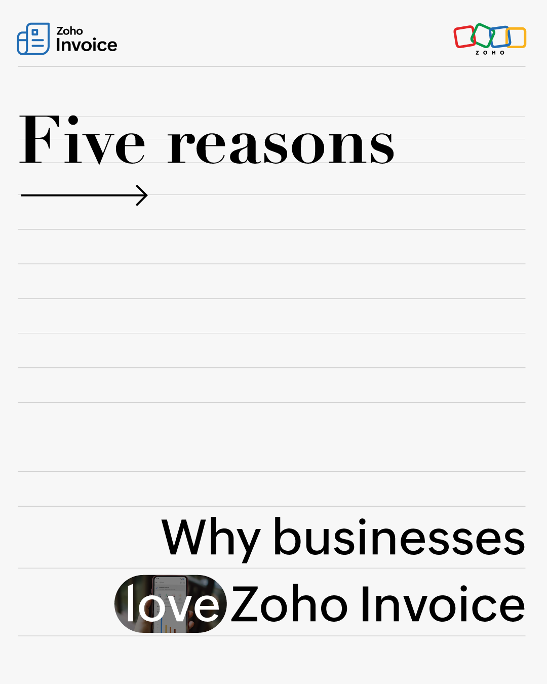 Zoho Invoice Facebook ad