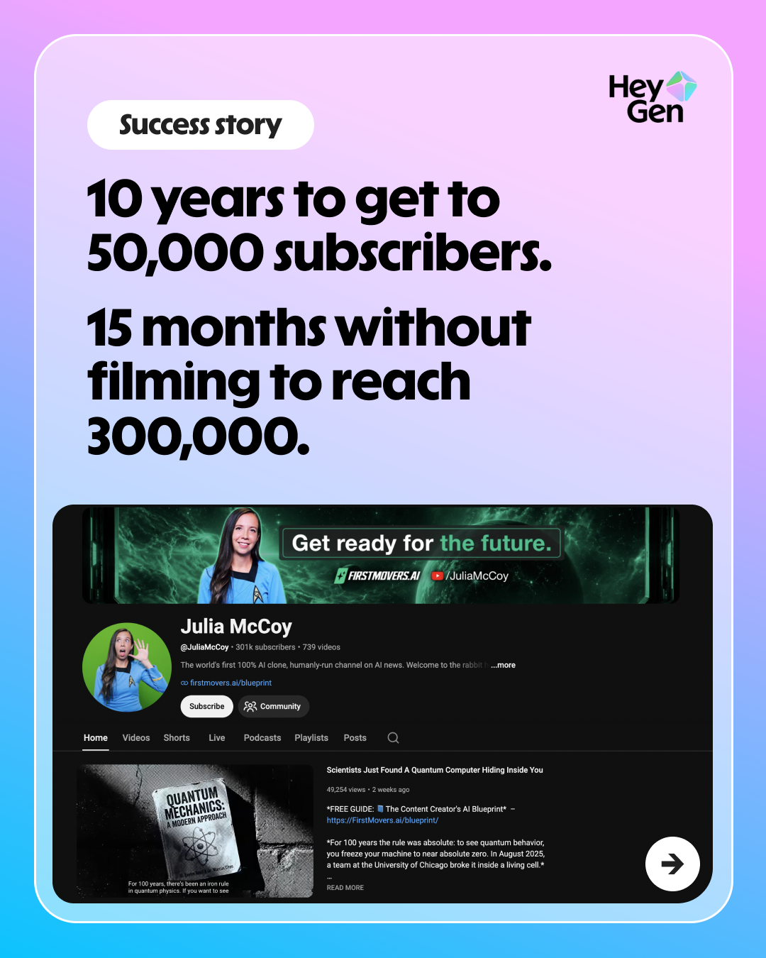 HeyGen Facebook ad