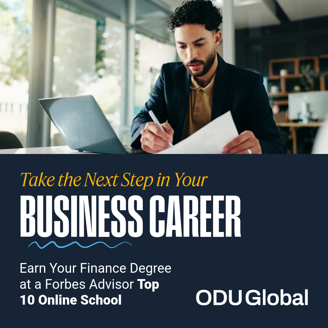 ODUGlobal Facebook ad: Bachelor of Finance
