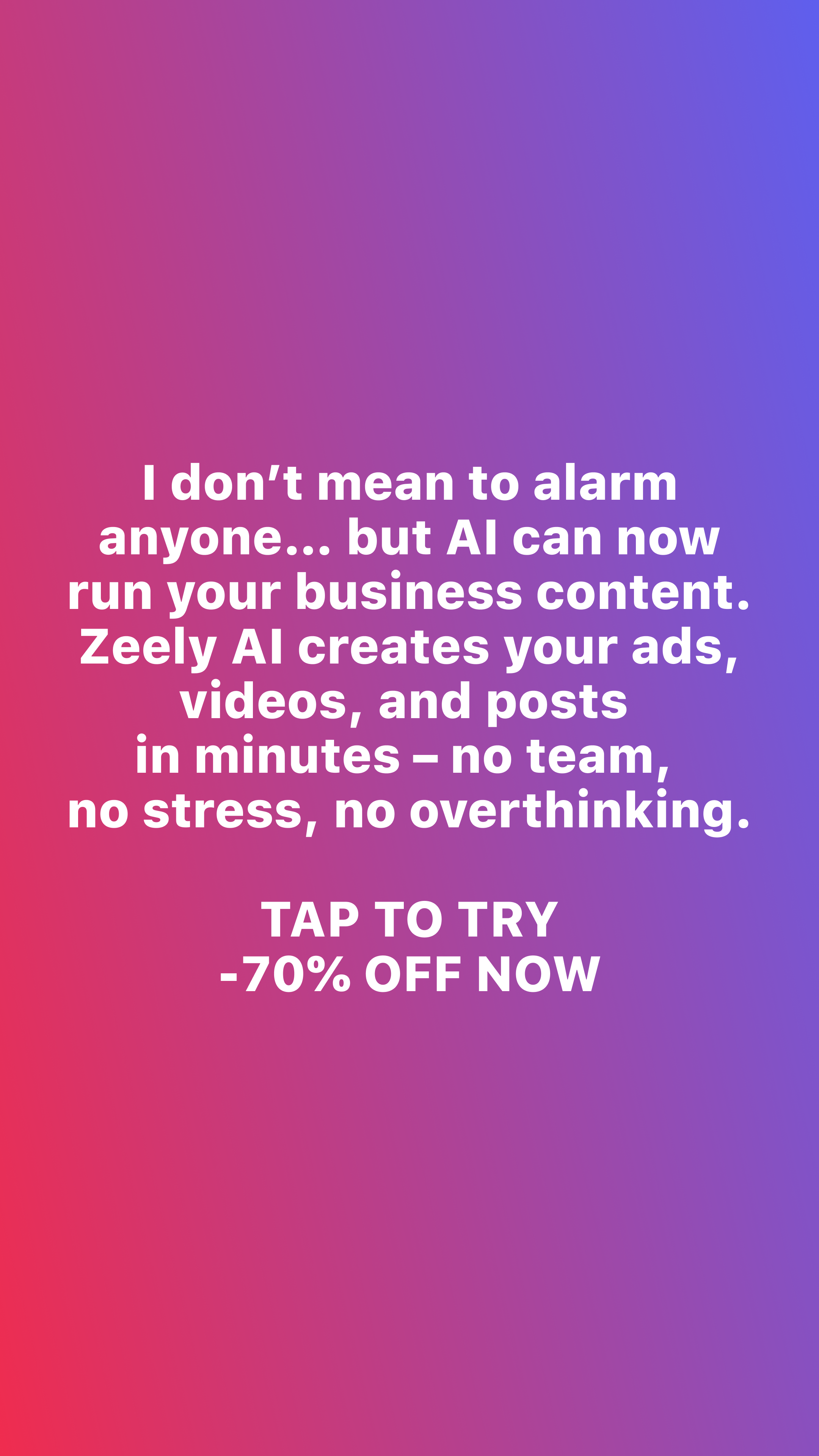 Zeely Facebook ad
