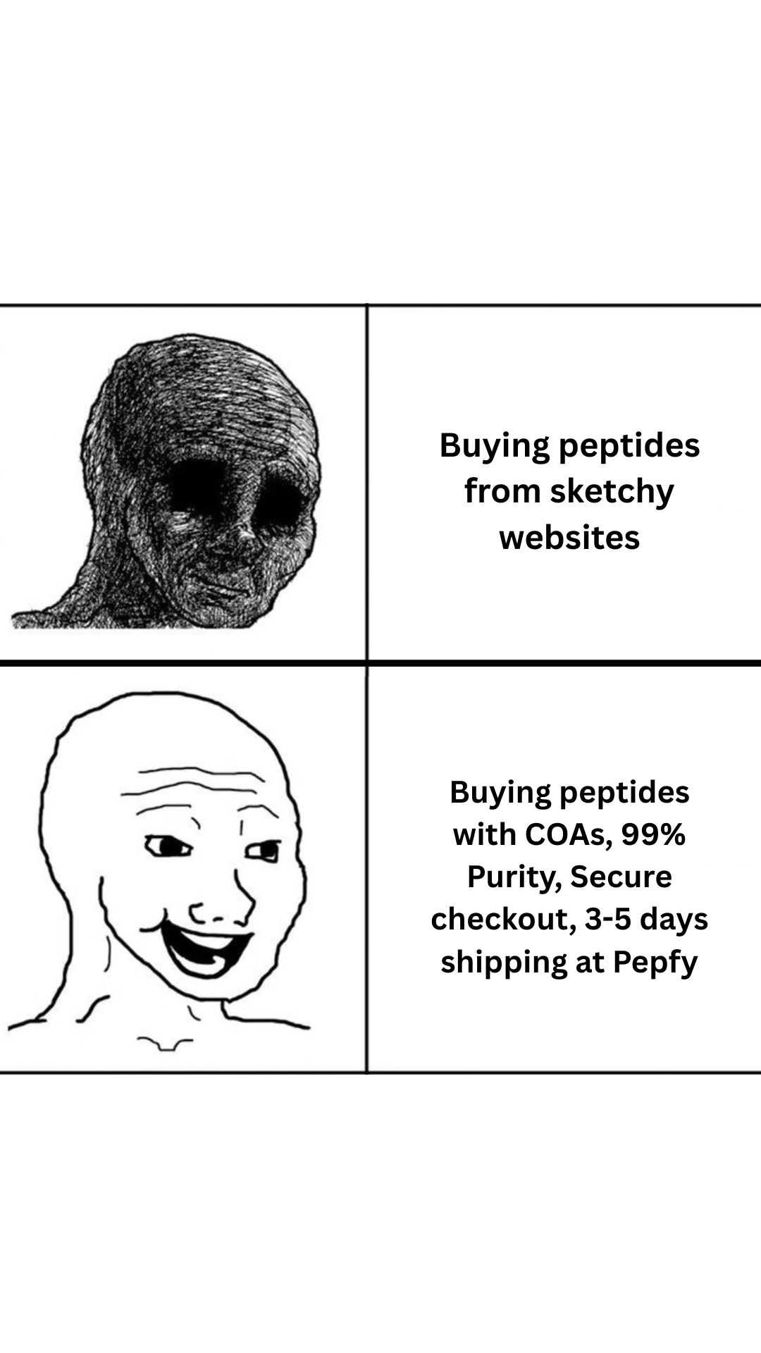 Pepfy Science Facebook ad: Get up to 30% OFF + 3-5 Days Free Shipping