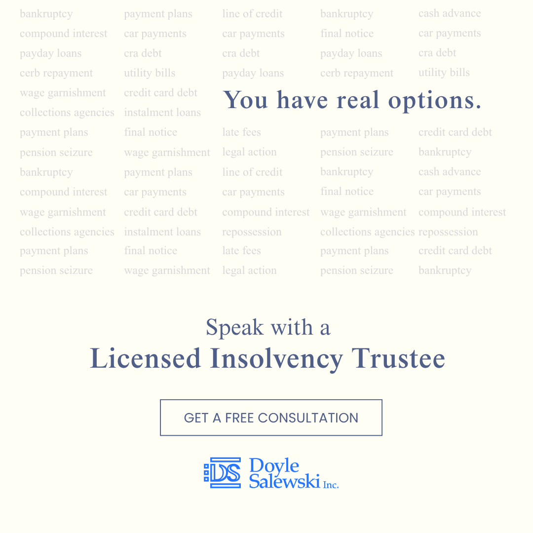 Doyle Salewski Inc Facebook ad: Review Your Debt Relief Options