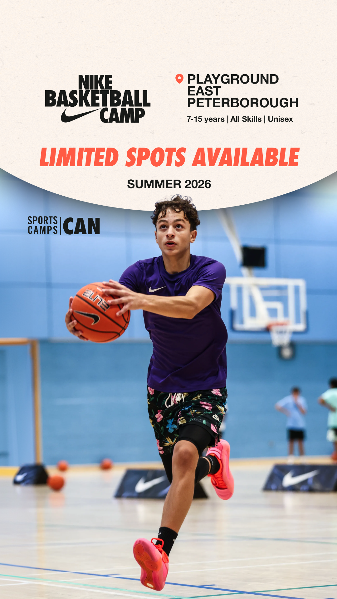 Nike Sports Camps Canada Facebook ad