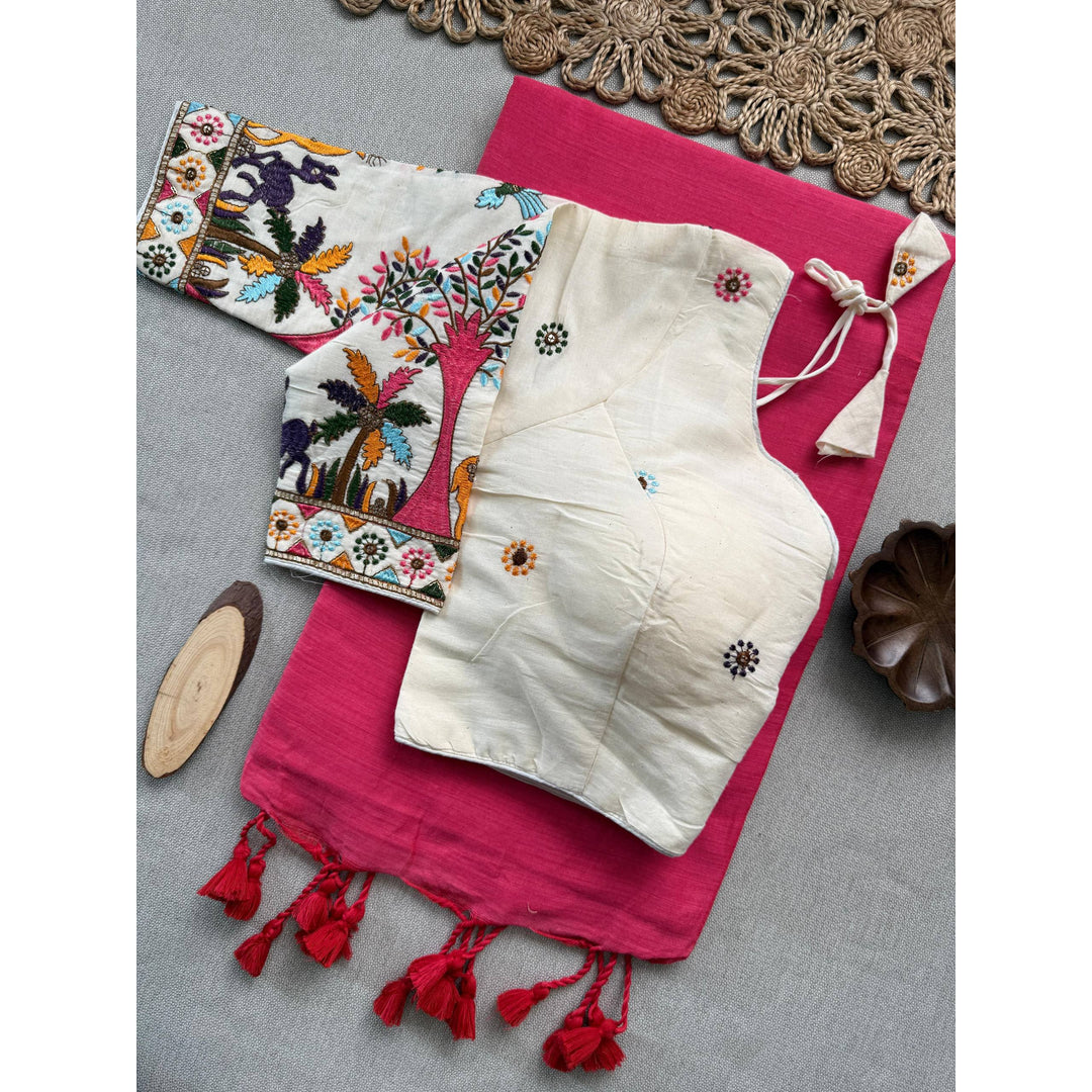 Cotton Katha Facebook ad: Handloom Sarees with Heavy Blouse, Limited Time Offer