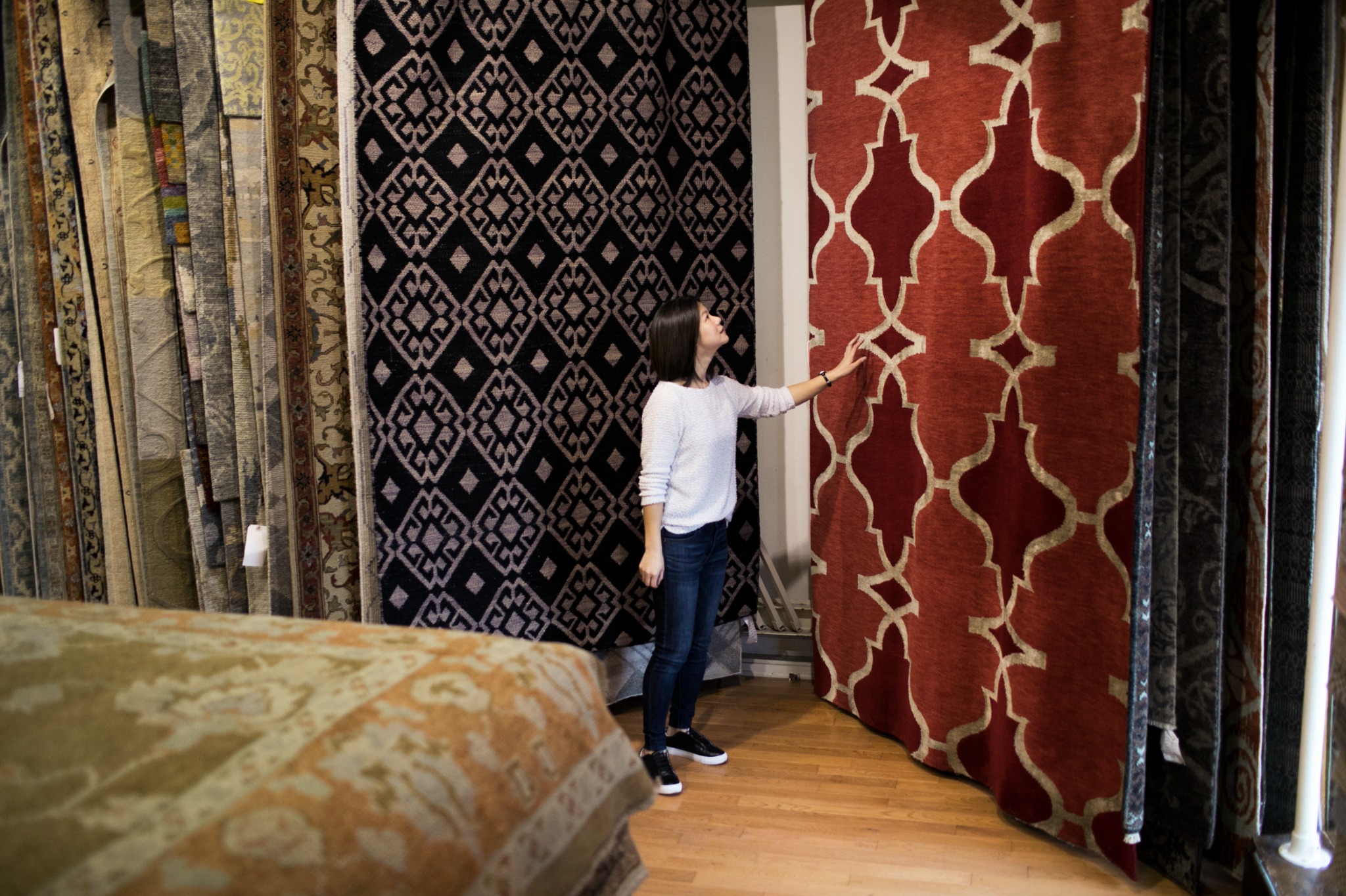 K.A. Menendian Rug Gallery Facebook ad: Visit our showroom and save up to 60%…