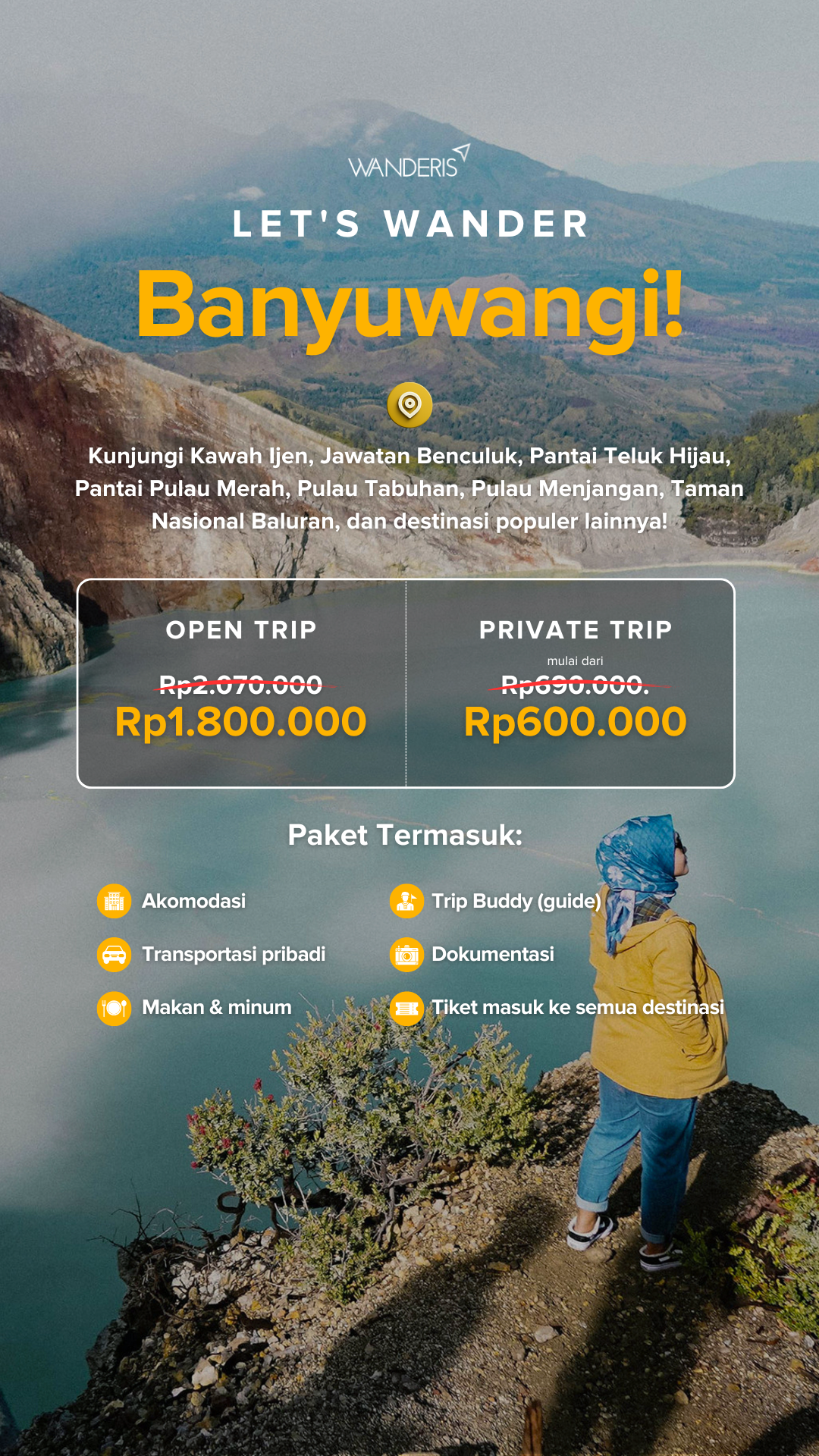 Wanderis Tour Operator Facebook ad from Nov 13, 2025