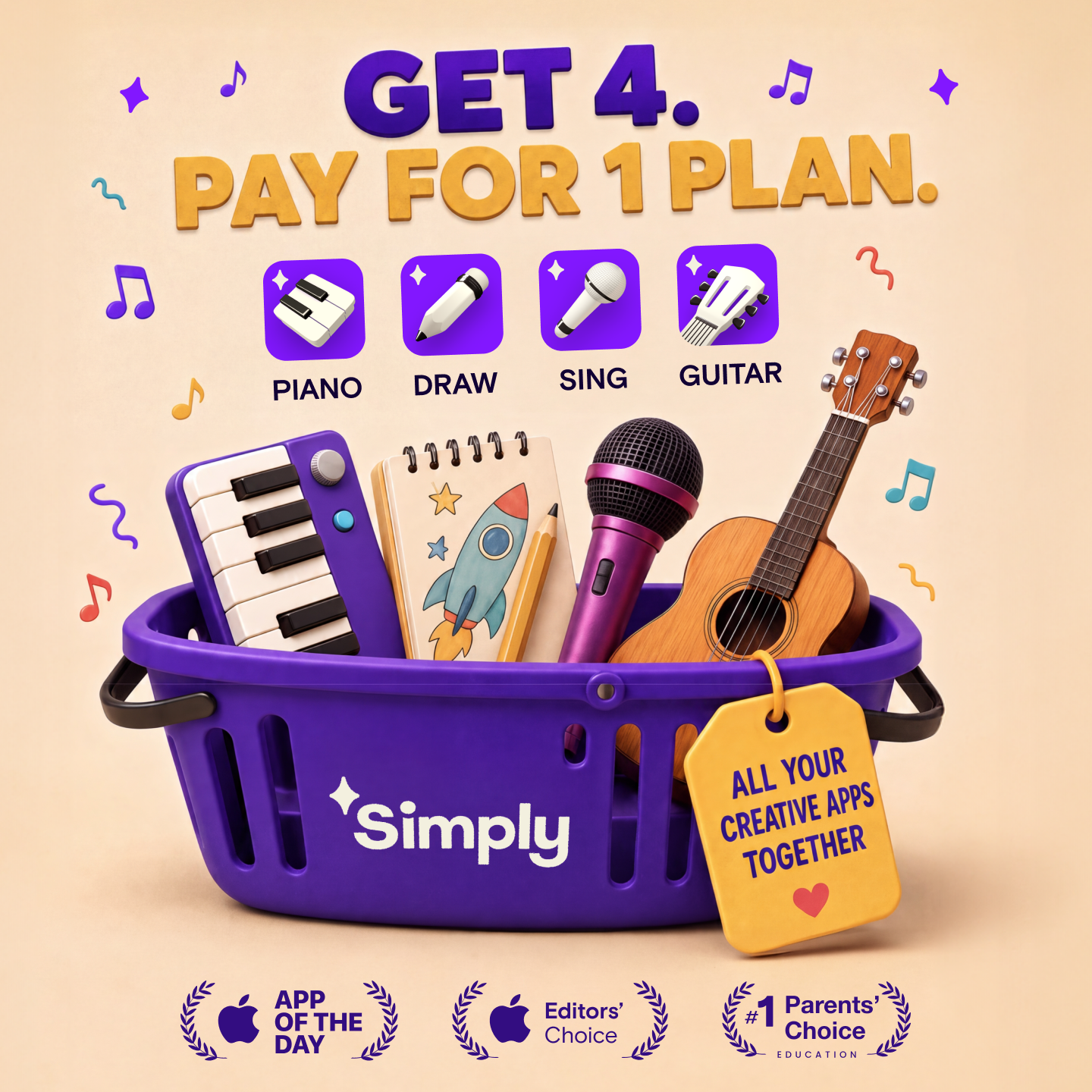 Simply - Kids Creative Hub Facebook ad