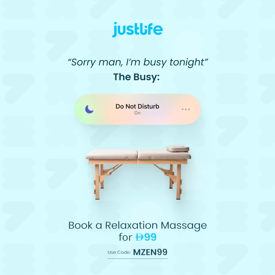 Justlife UAE Facebook ad