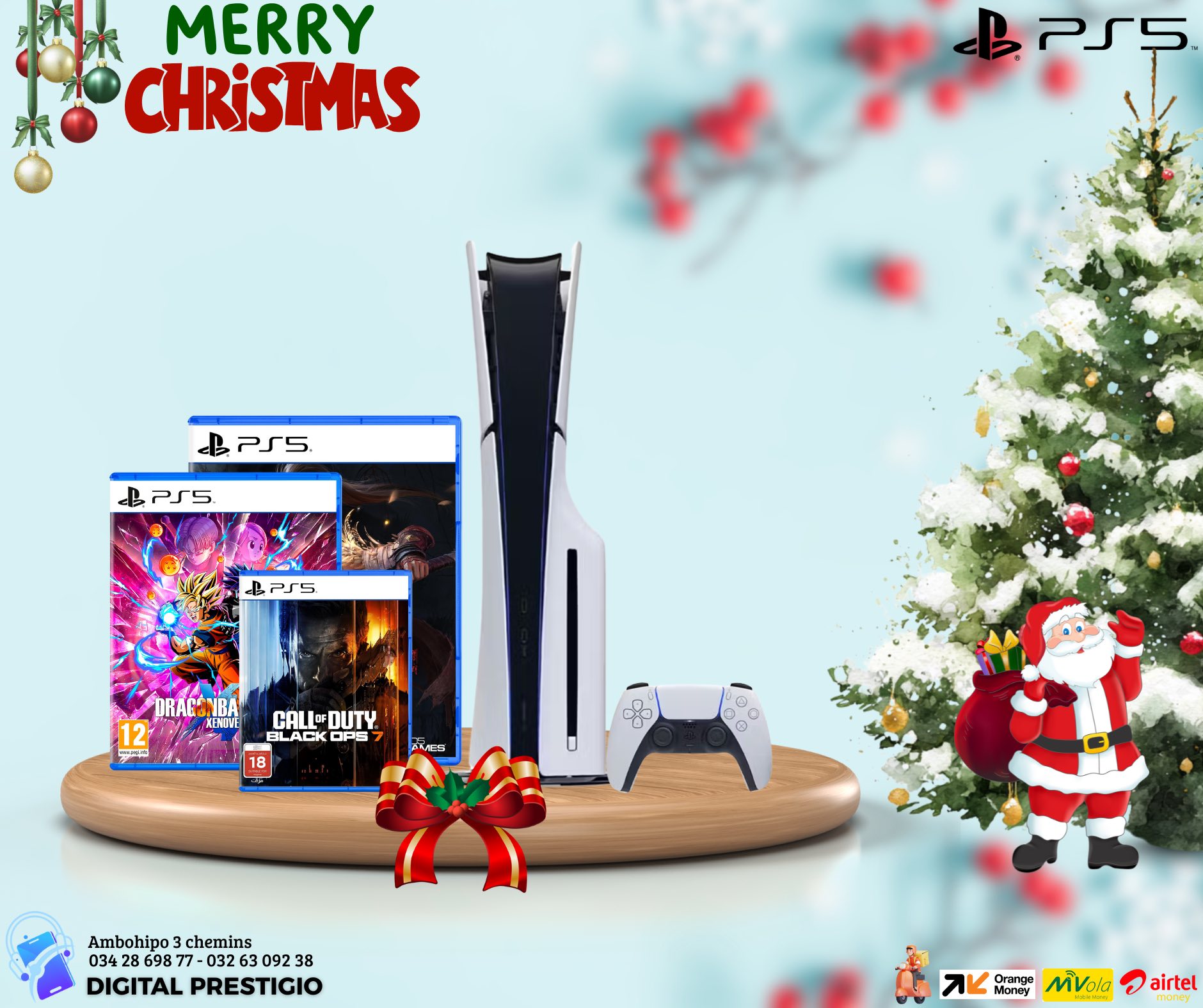 Digital Prestigio Facebook ad: La magie de Noël débarque dans nos rayons…