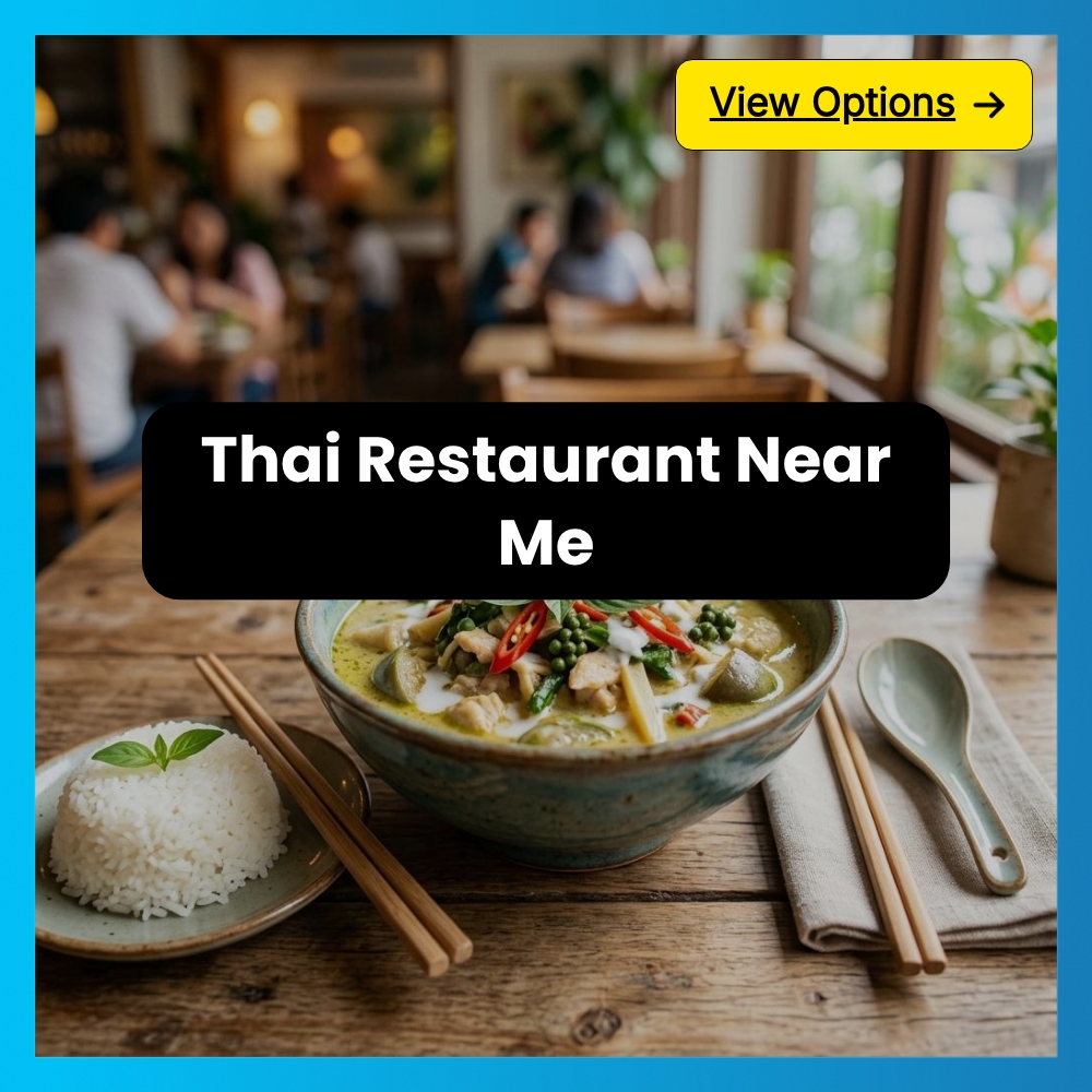 Serene Scribe Ripple Facebook ad: Thai Restaurant Near Me.