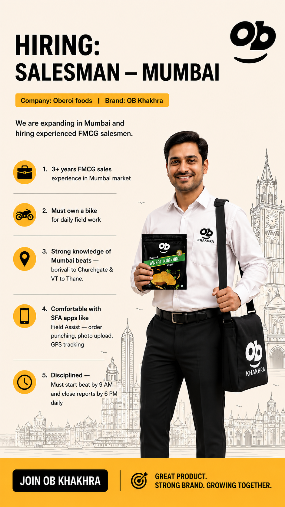 OberoiFoods Facebook ad from May 13, 2026