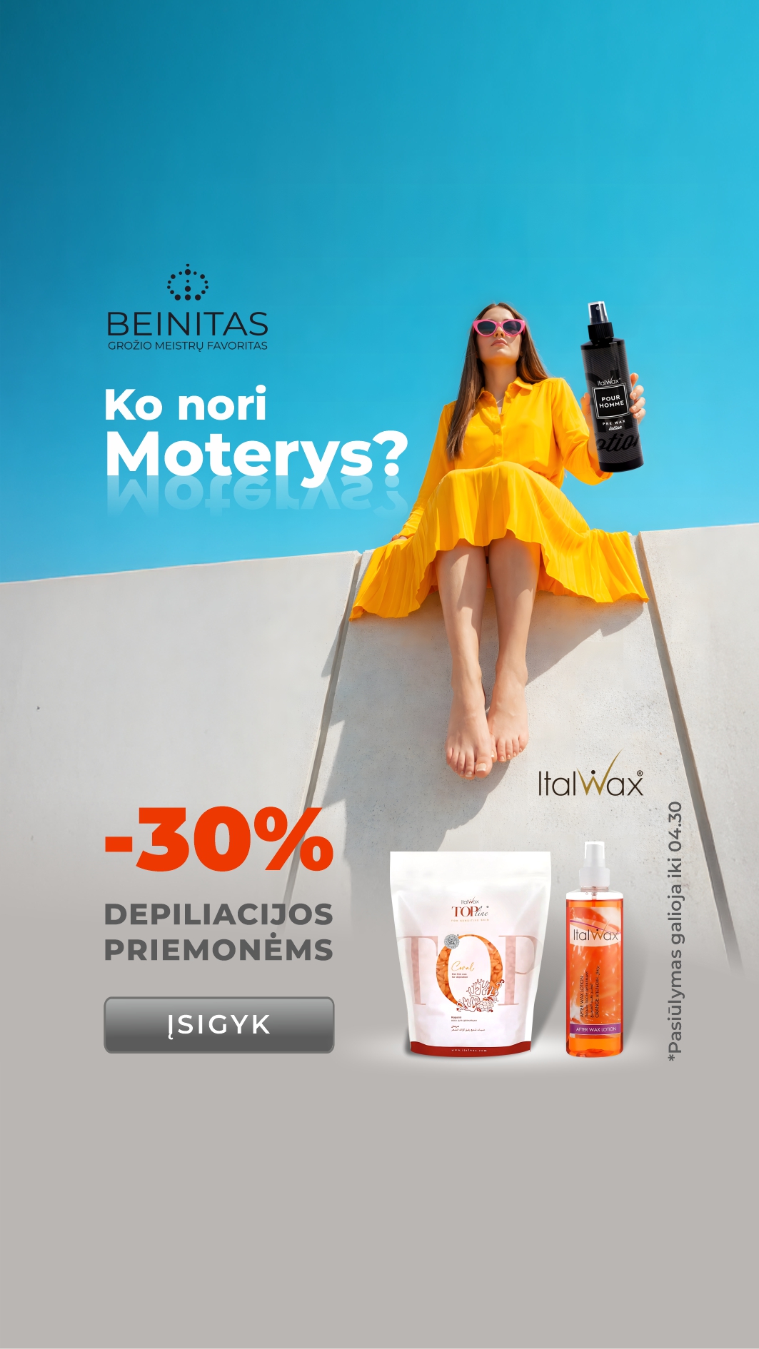 Beinitas Facebook ad
