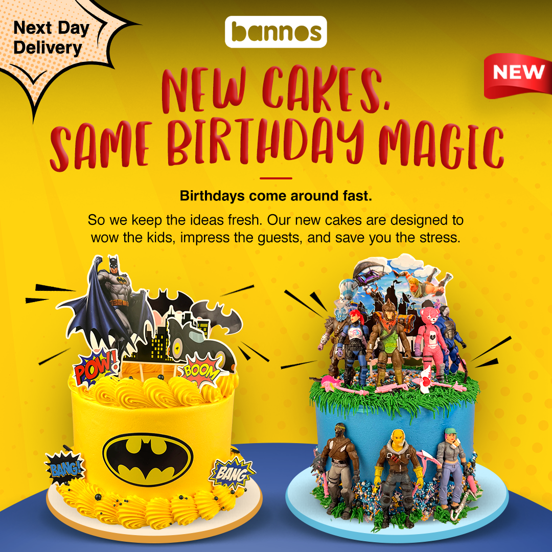 Bannos Cakes Facebook ad