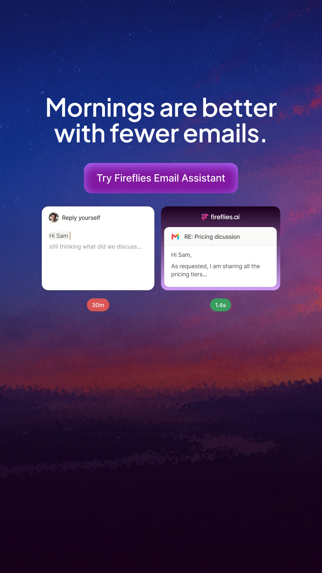 Fireflies.ai Facebook ad