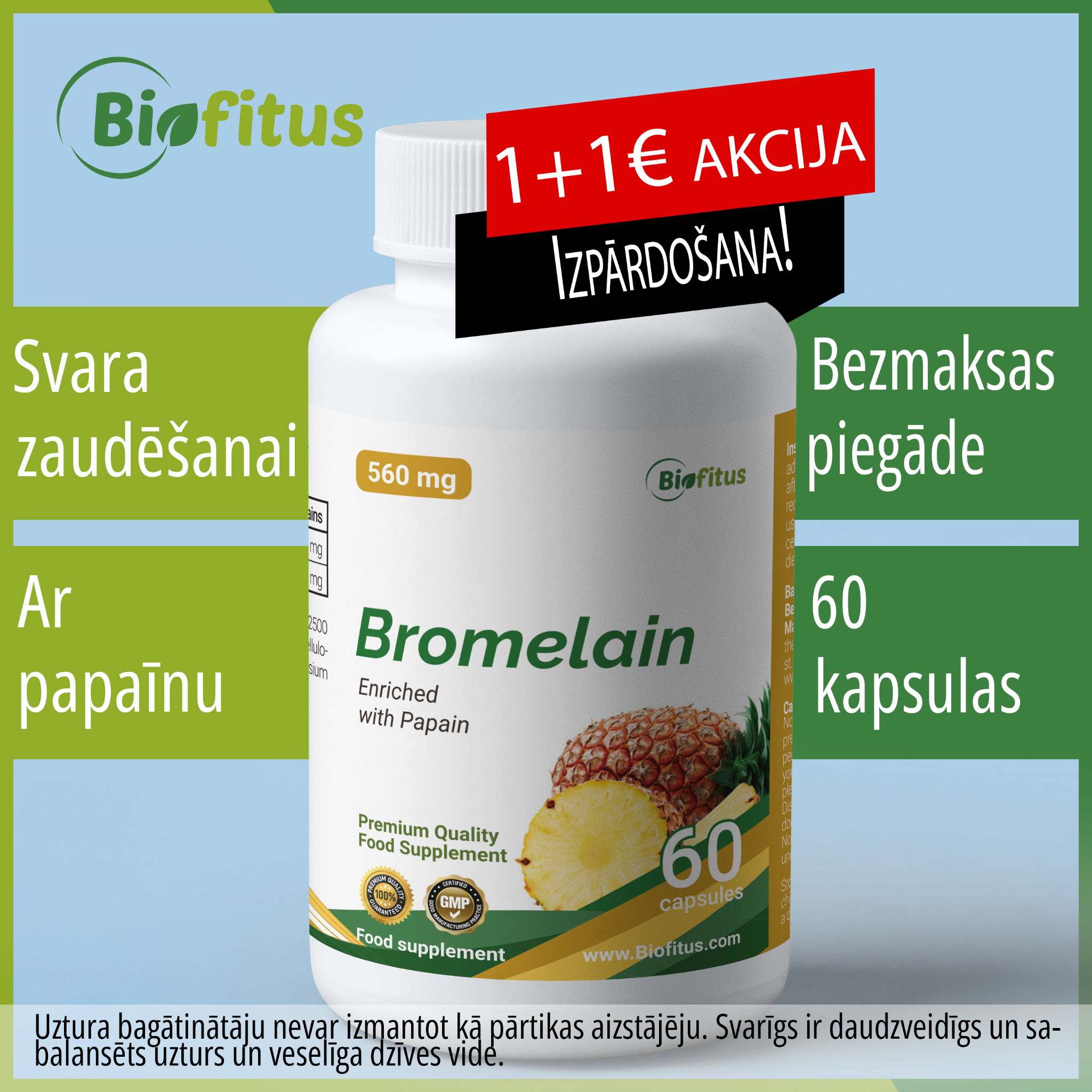Biofitus.lv Facebook ad