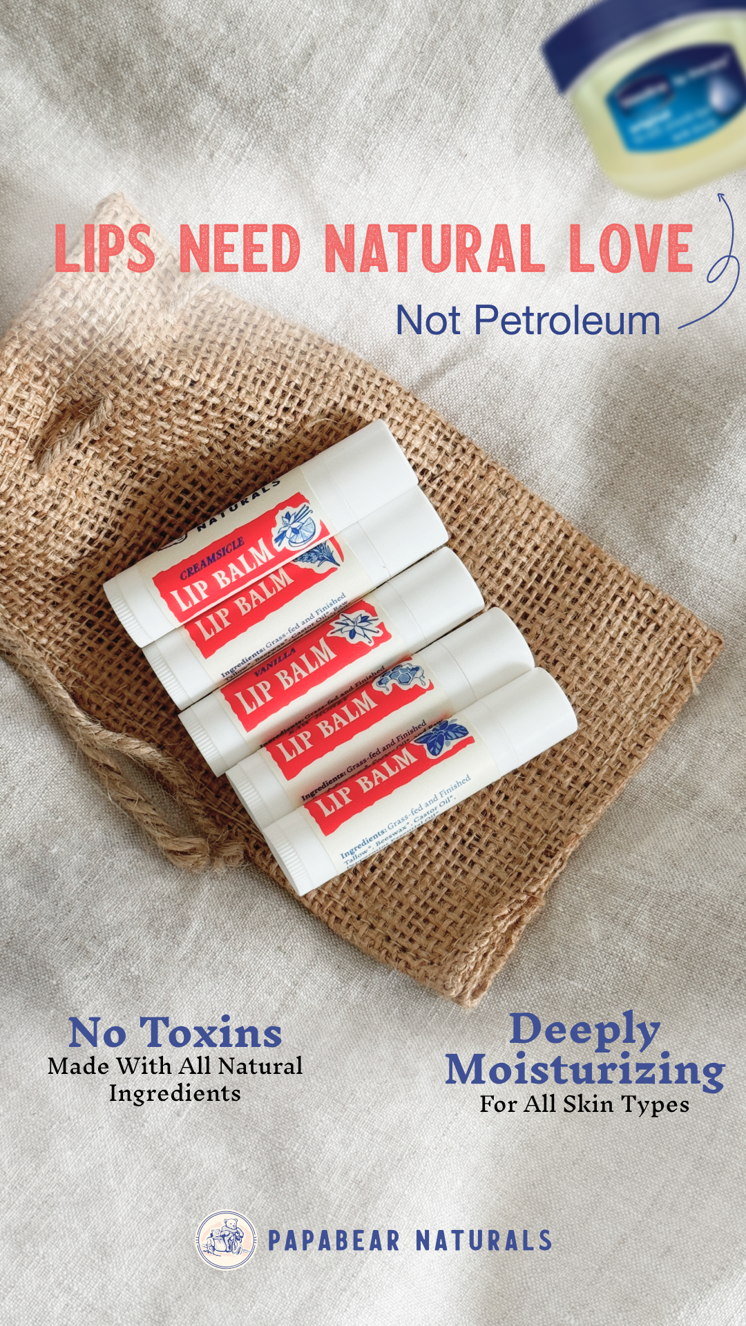 Papabear Naturals Facebook ad
