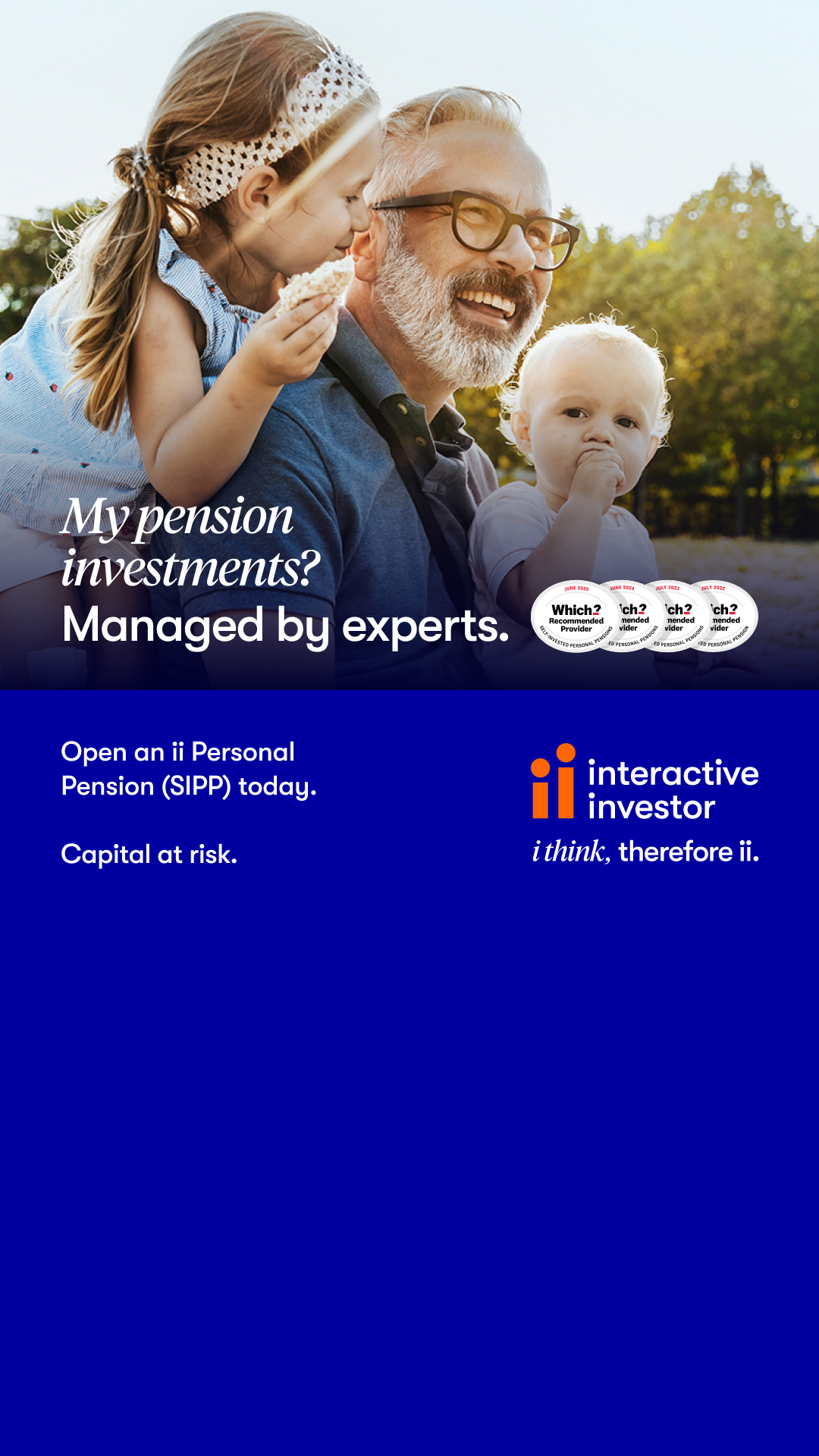 interactive investor Facebook ad