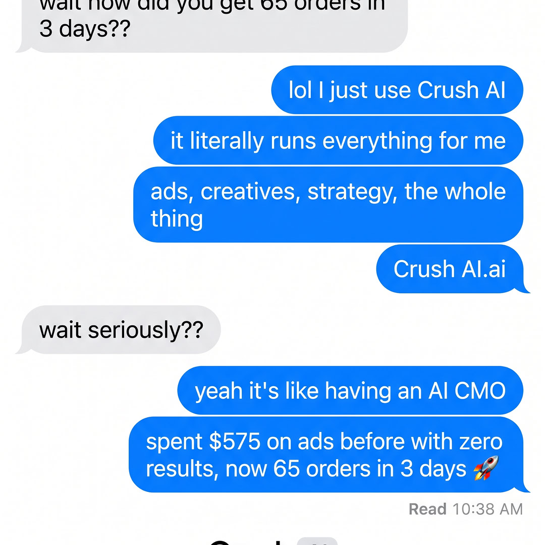 trycrush.ai Facebook ad