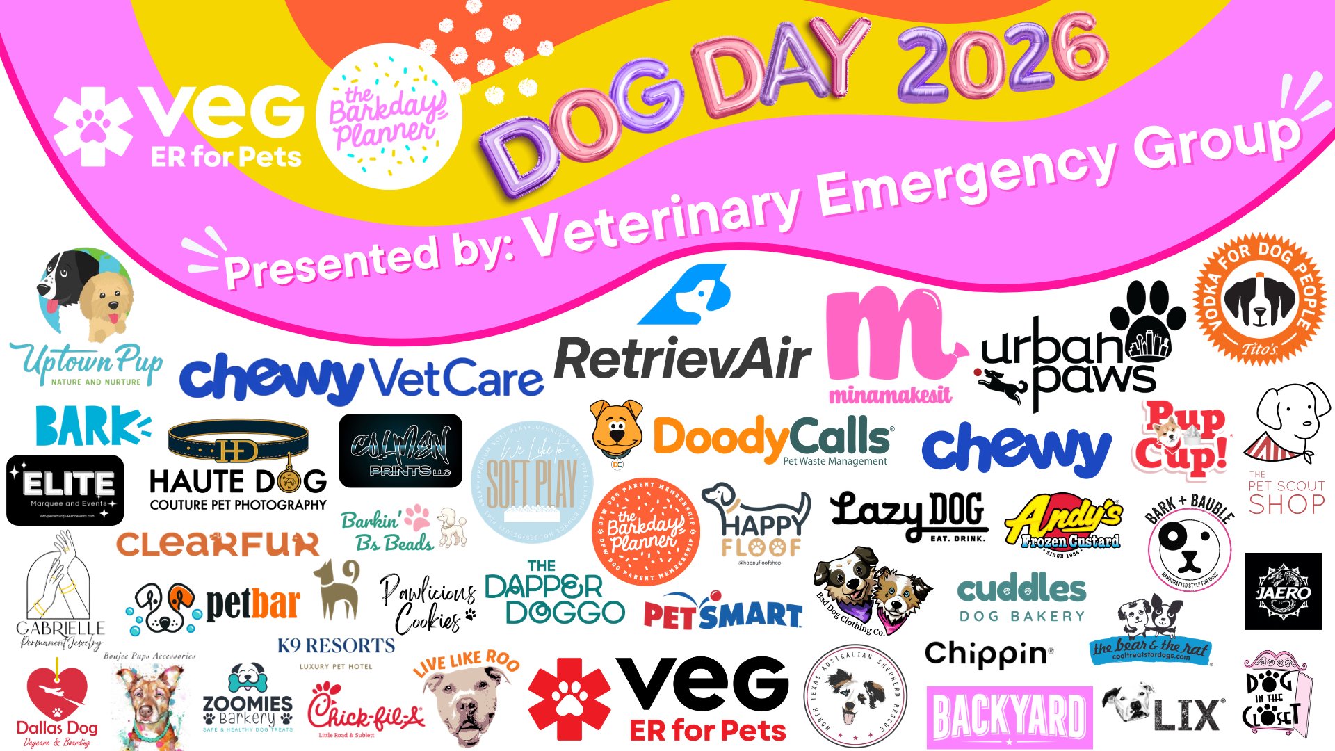 The Barkday Planner Facebook ad: Dog Day 2026 Presented by VEG