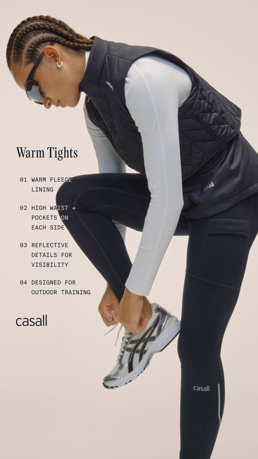 Casall Facebook ad: Warm Training Tights